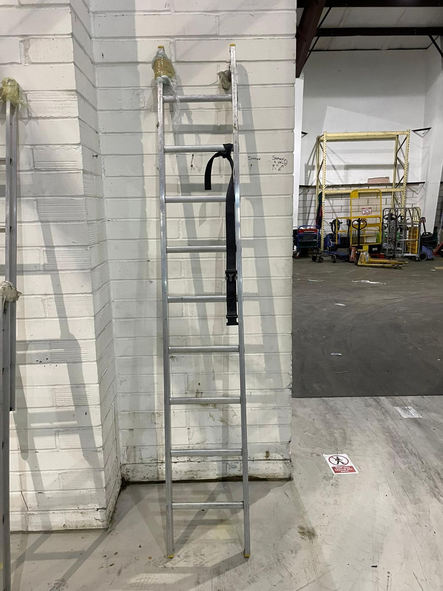 (1) Aluminium Nine Rung Step Ladder