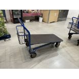 Blue Nestable Cash and Carry Trolley (Please Note That This Is A Representative Photograph Only)