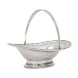An Irish George III Silver Centerpiece Basket