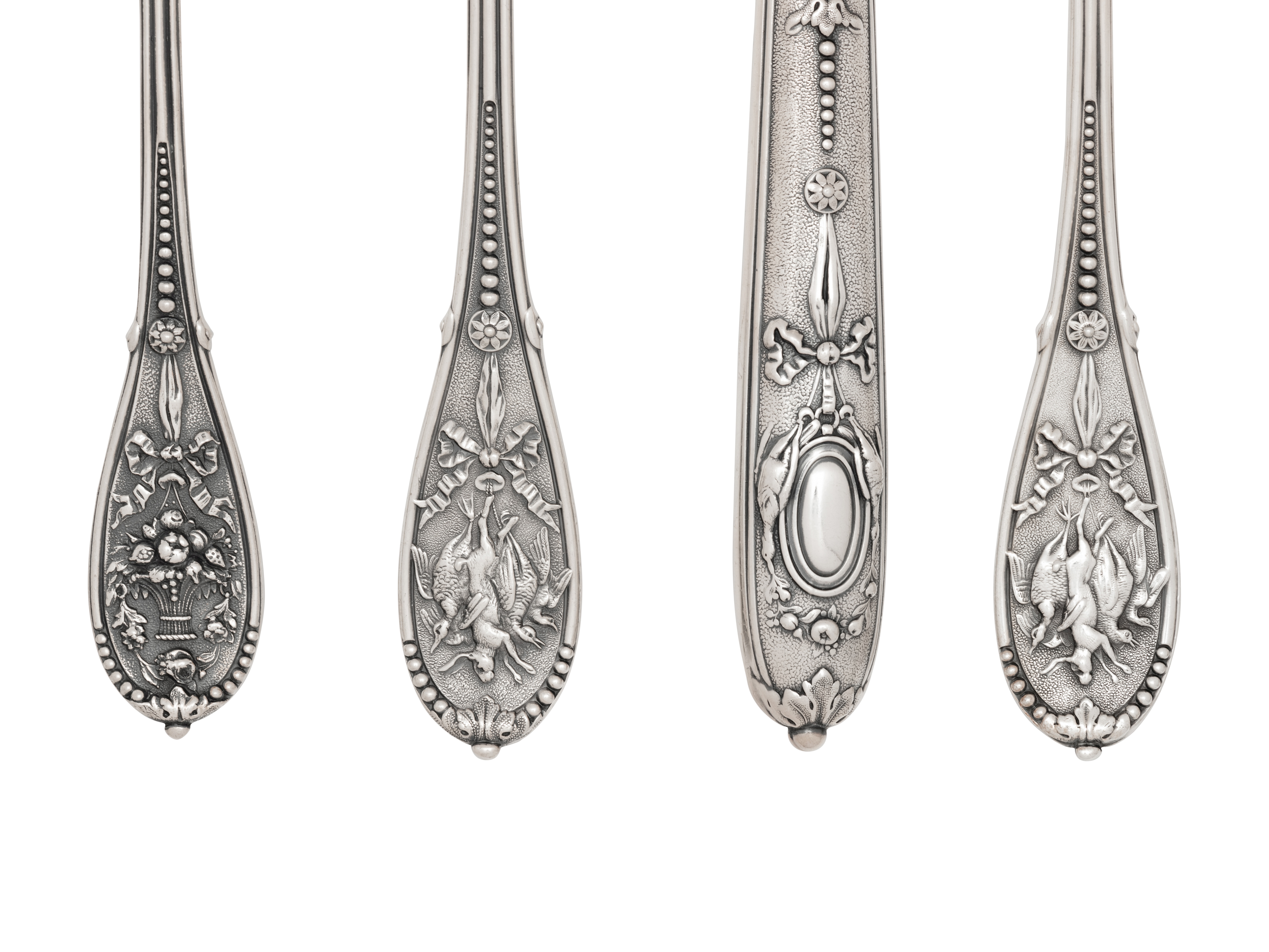A French Silver Flatware Service - Image 4 of 9