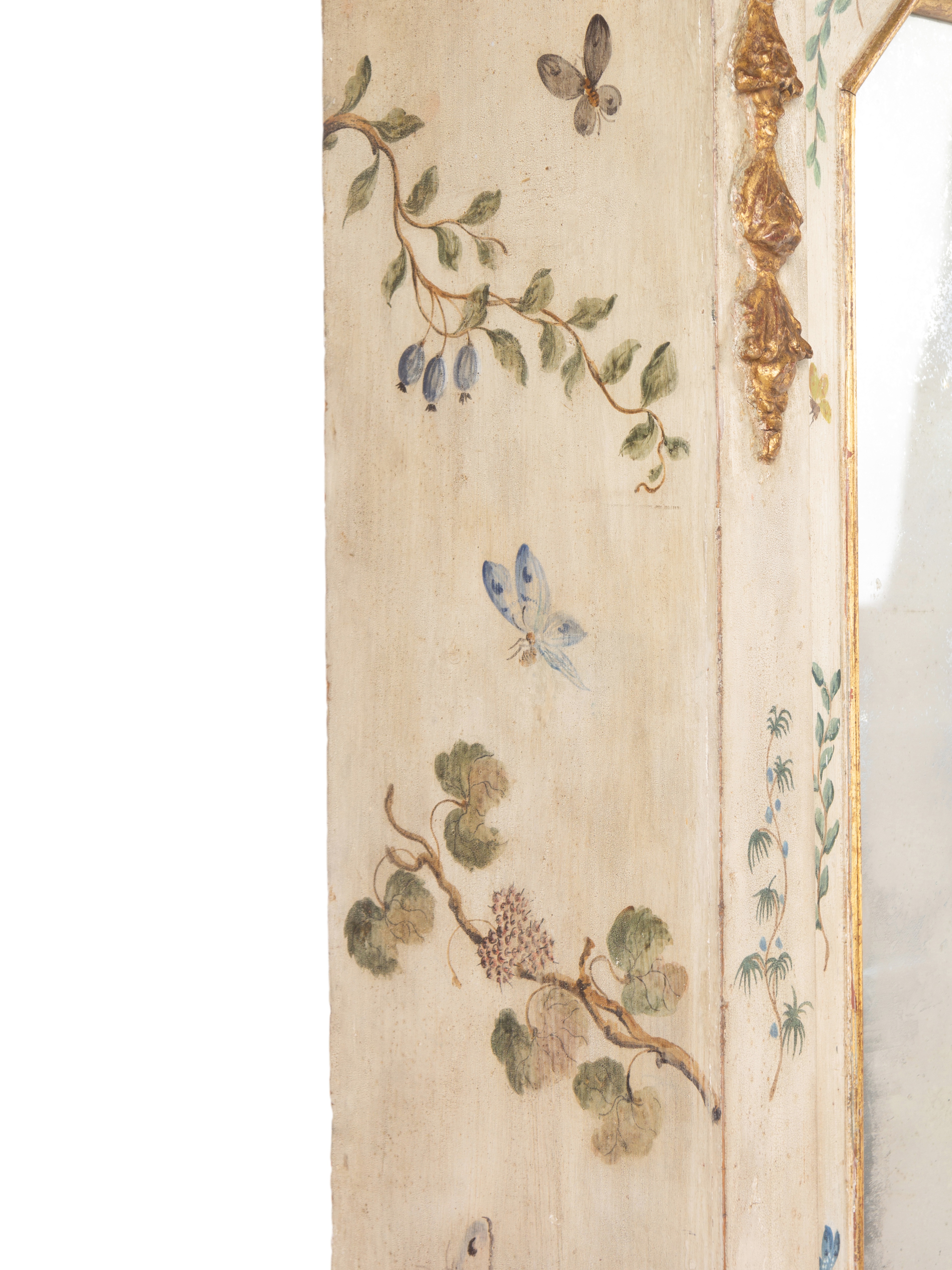 An Italian Polychrome and Cream-Painted and Parcel-Gilt Cabinet - Image 11 of 15