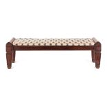 A George IV Mahogany Hall Bench