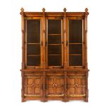 A Victorian Arts and Crafts Oak Bookcase