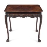 An Irish George II Mahogany Tea Table