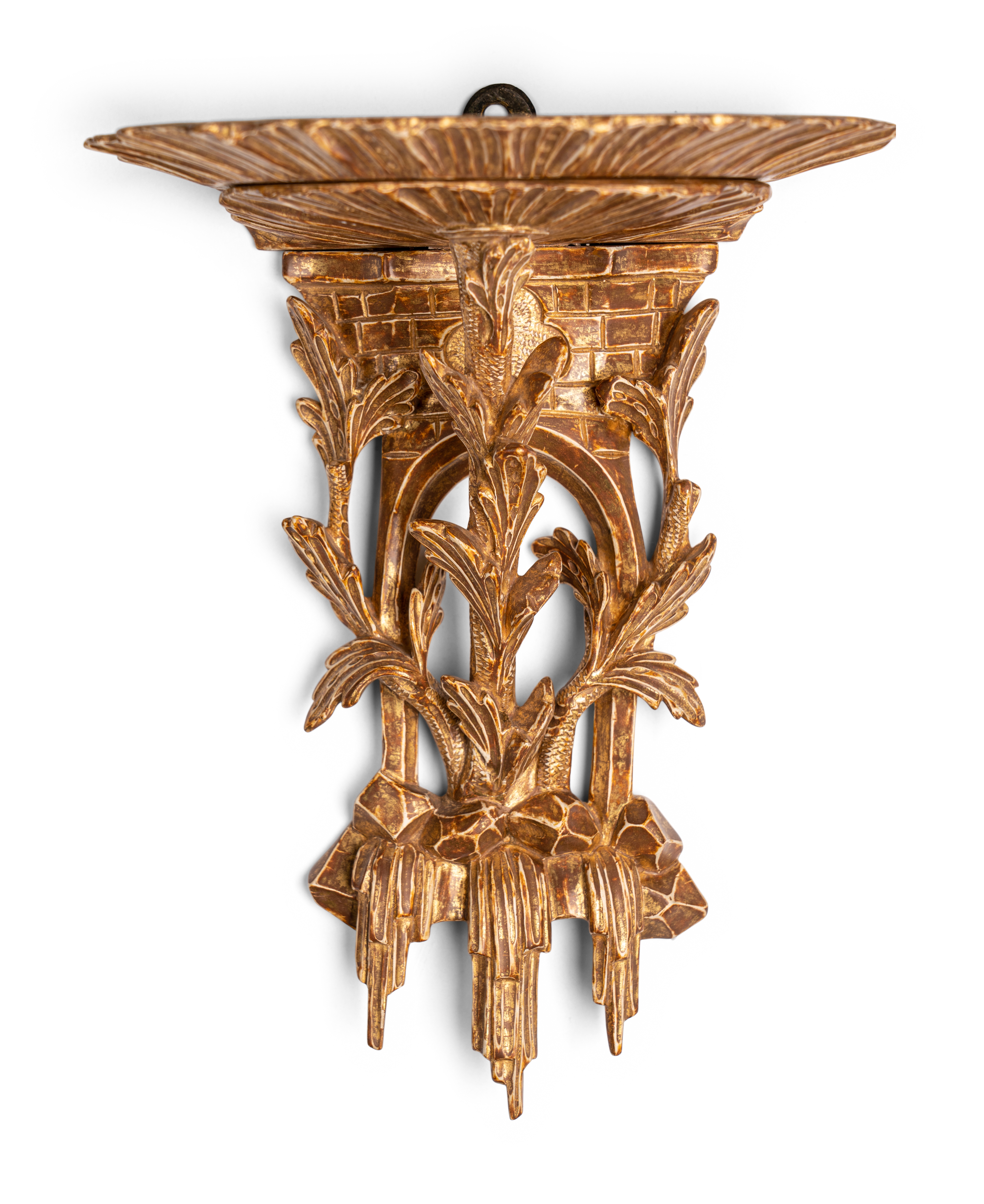 A Pair of George III Giltwood Wall Brackets - Image 2 of 7