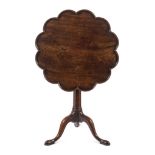 A George III Mahogany Tea Table