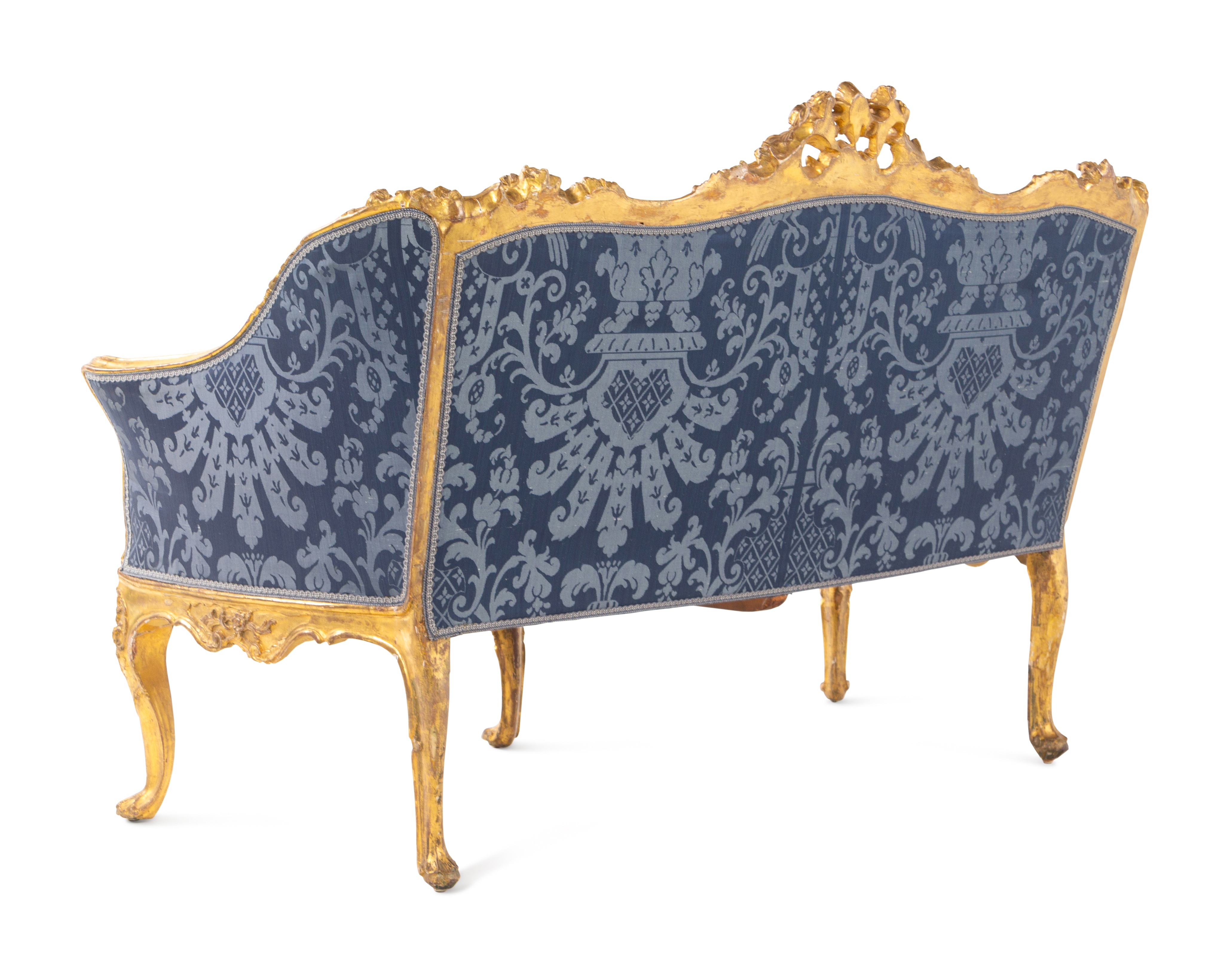 A Continental Giltwood Settee - Image 7 of 7