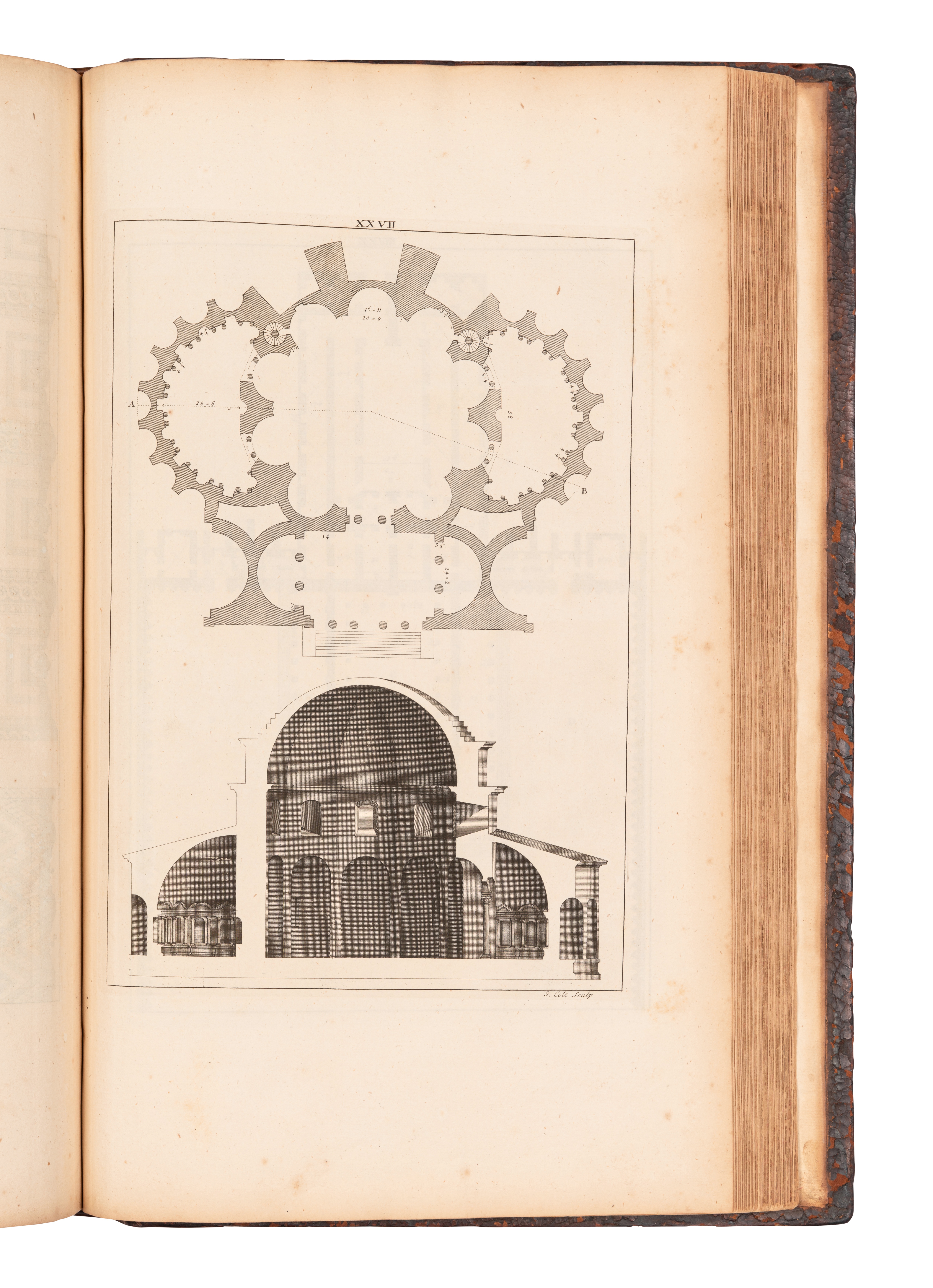 PALLADIO, Andrew (1518-1580). The Architecture of A. Palladio. London: John Darby for the author, 17