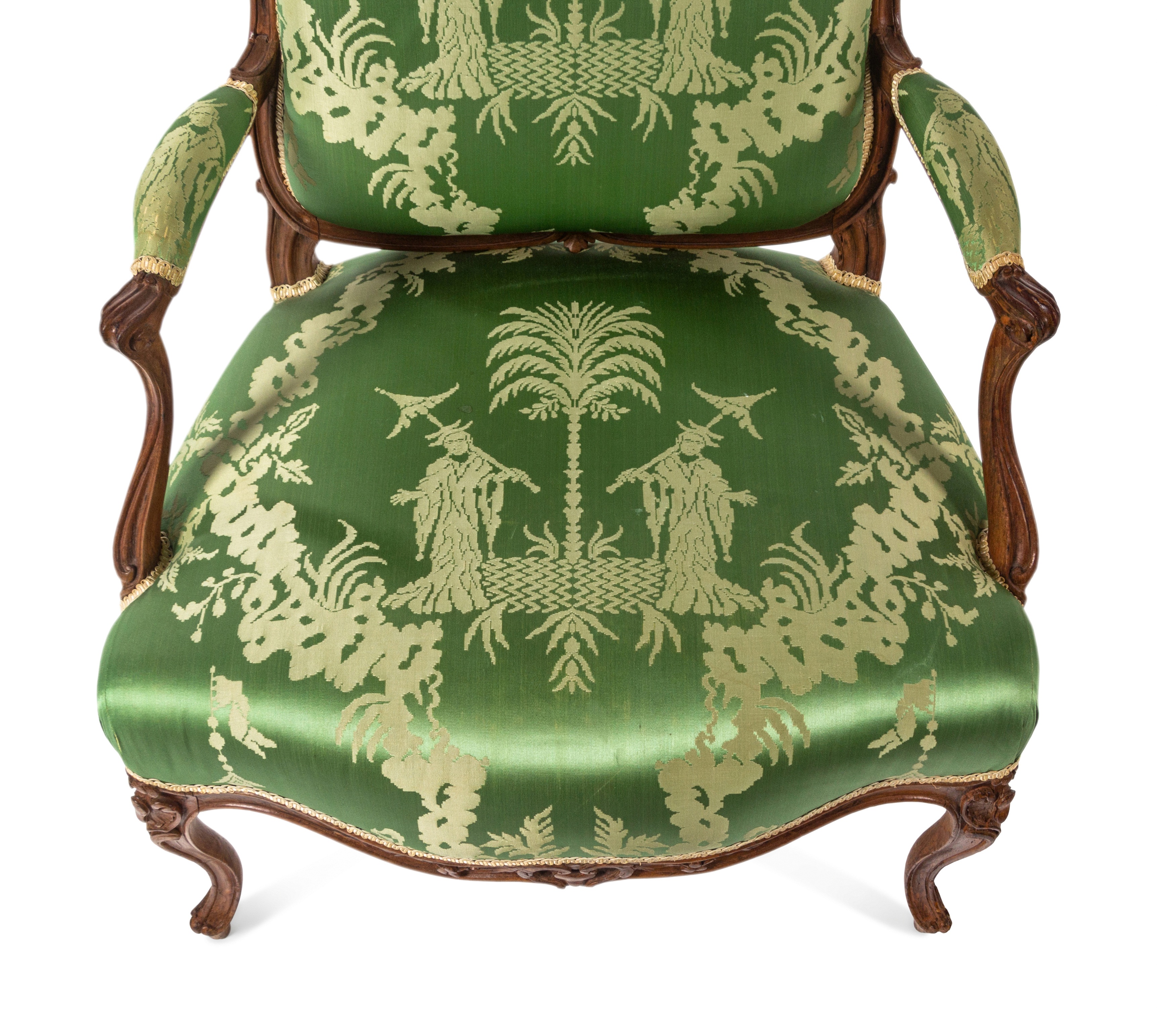 A Pair of Louis XV Beechwood Fauteuils - Image 4 of 10