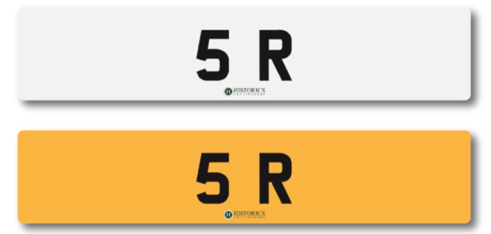 Registration Number 5 R