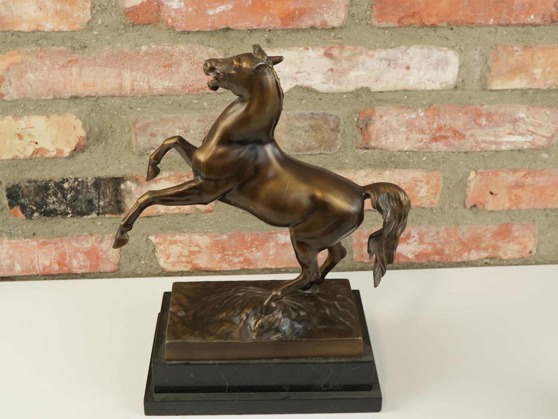 Pferde Skulptur aus Bronze - Image 3 of 5