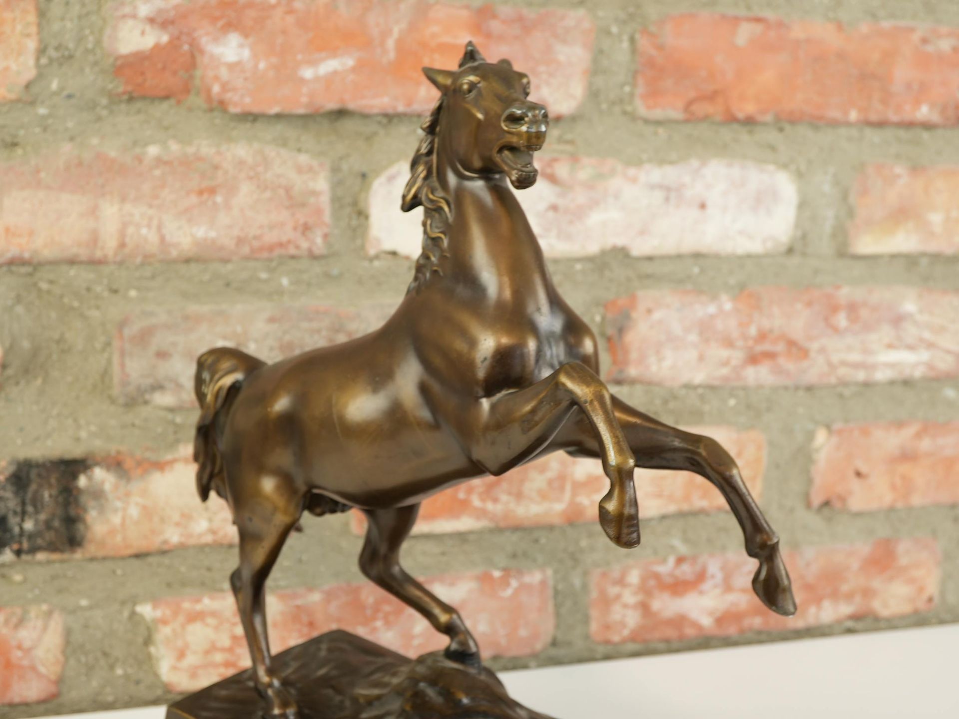 Pferde Skulptur aus Bronze - Image 2 of 5