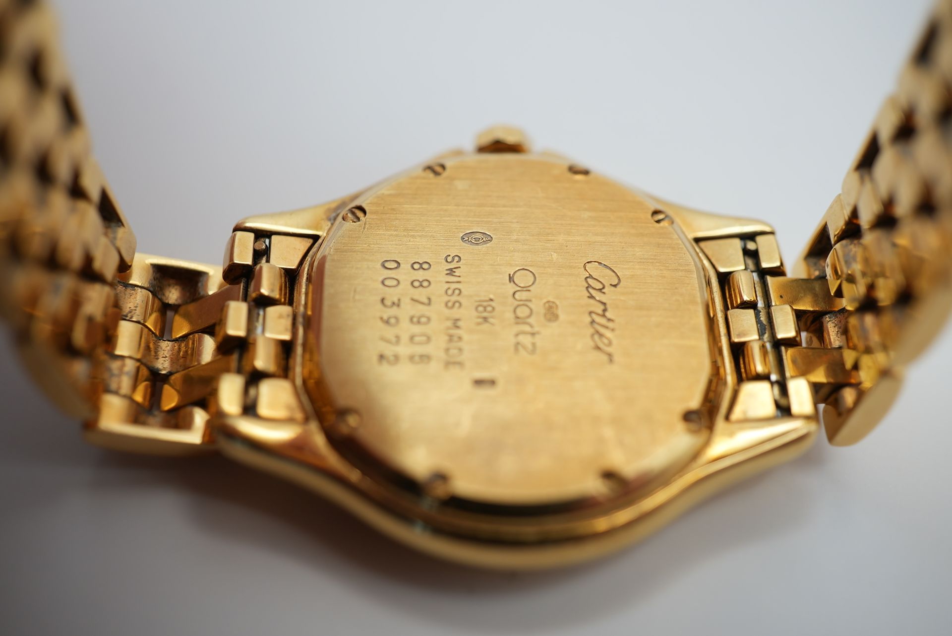 Cartier Cougar Armbanduhr Gold 750 - Image 4 of 5