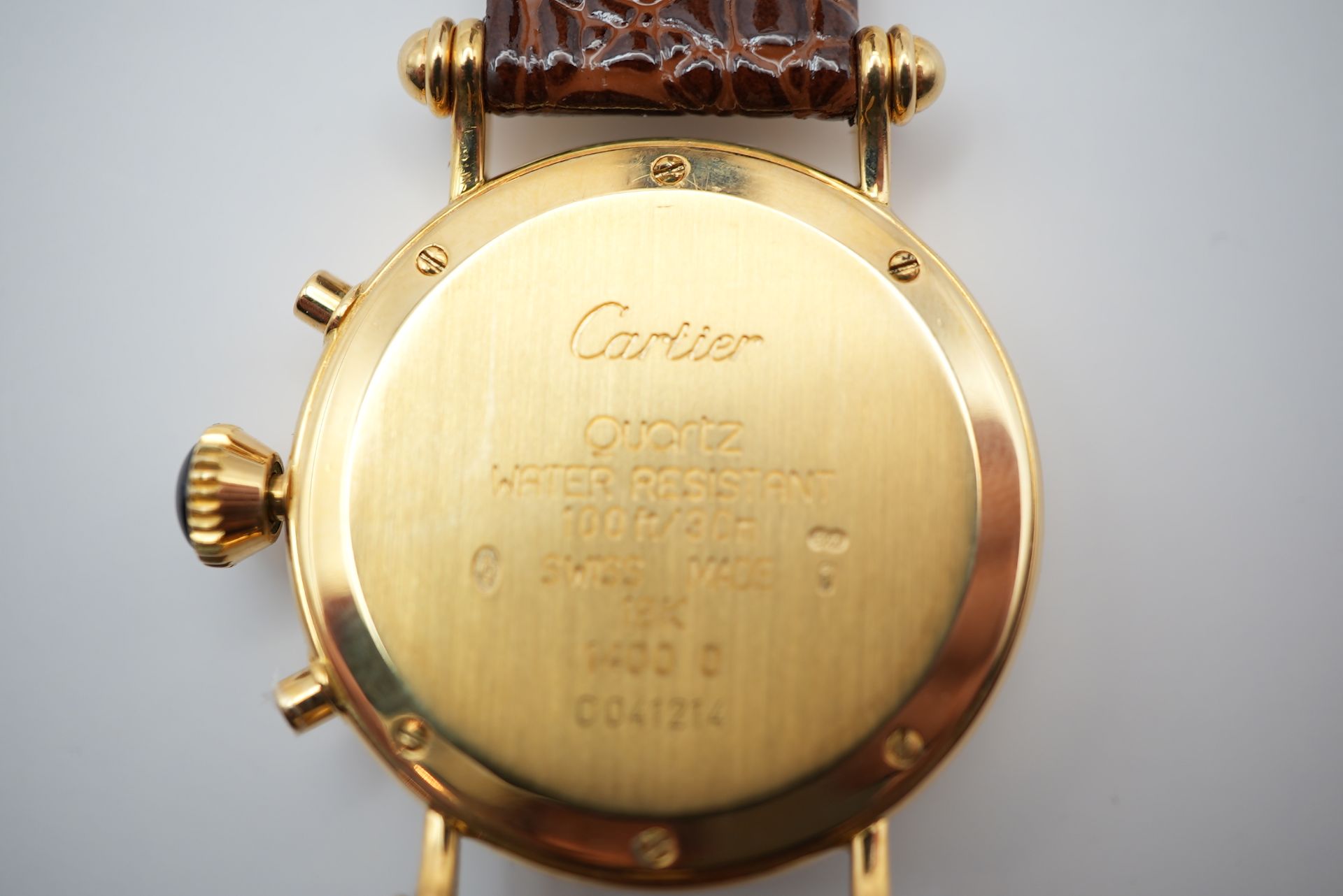 Cartier Diabolo Armbanduhr Gold 750 - Image 4 of 4
