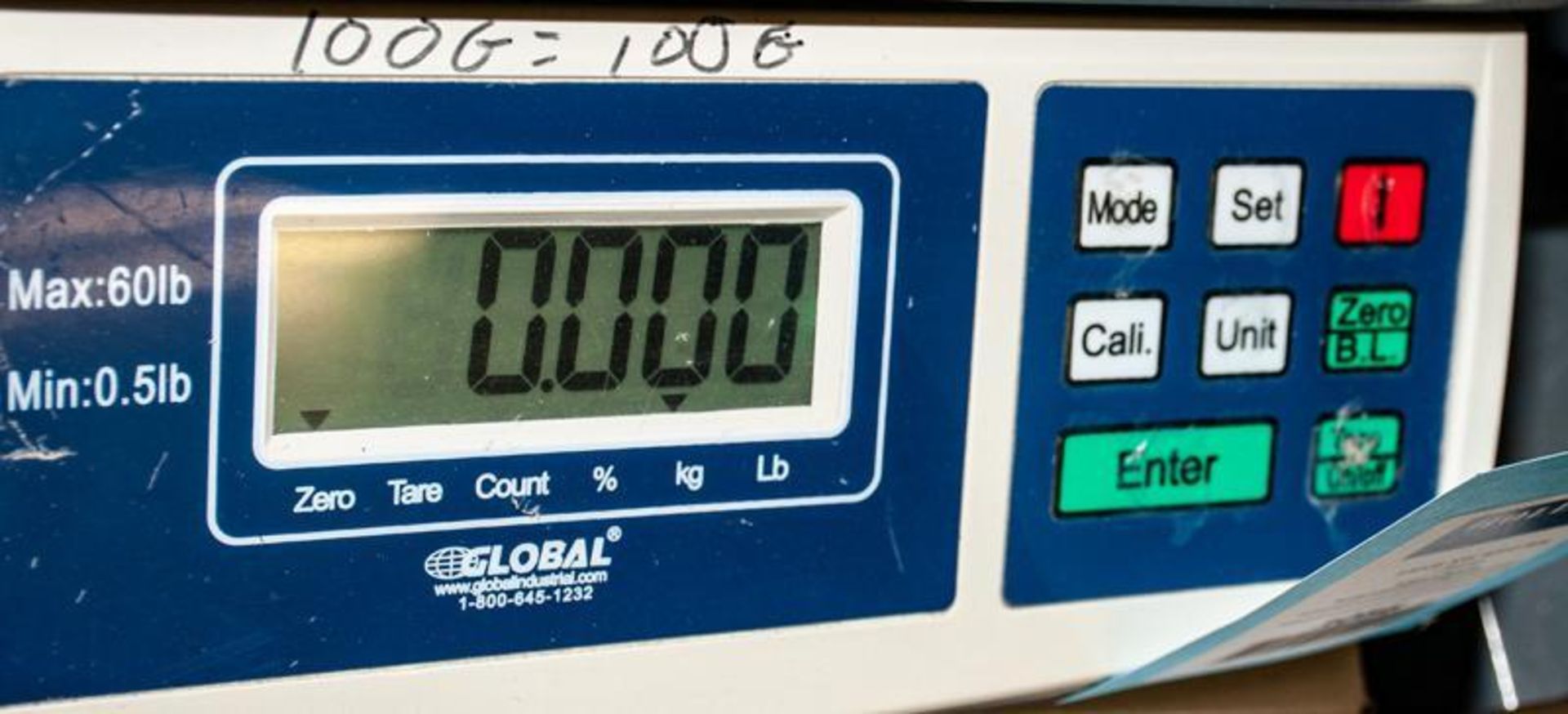 Global Digital Scale .5 Lb. - 60lb. - Image 2 of 2