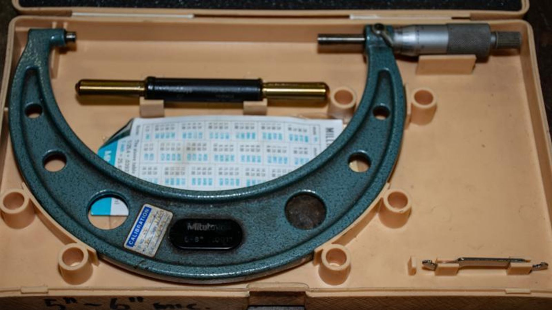 Mitutoyo 3-4", 4-5" & 5-6" Micrometers - Image 3 of 3