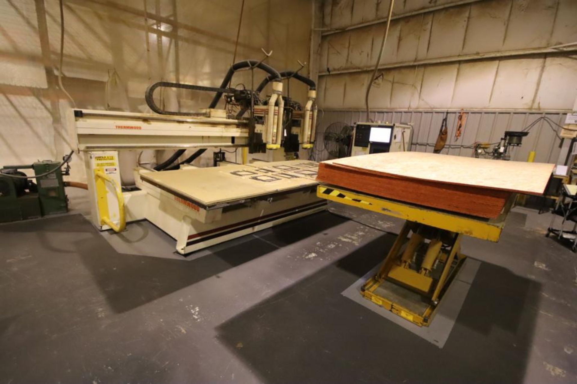 Thermwood CNC Router System, Model C42, Serial#C4203205 98, 2-Heads, 10'x60" Table, Dust Collector,