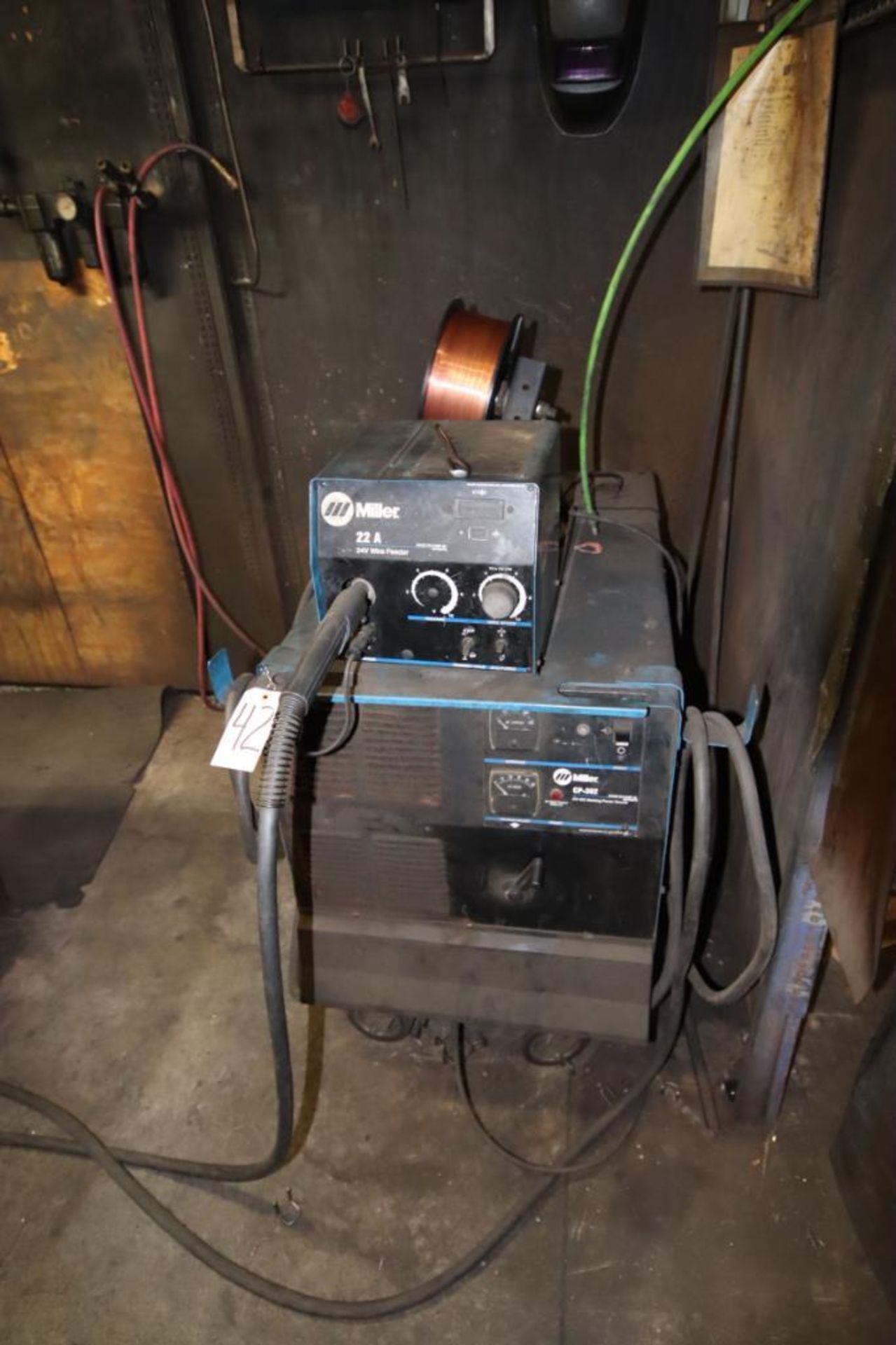 Miller Welder CP-302 with Miller 22A Wire Feed - Image 2 of 5