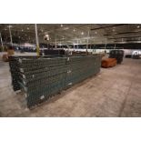 (13) Sections of Pallet Rack Tear Drop Type (15 Uprights Appx. 16'x4', 52 Cross Bars 10', 24 Pcs. Wi