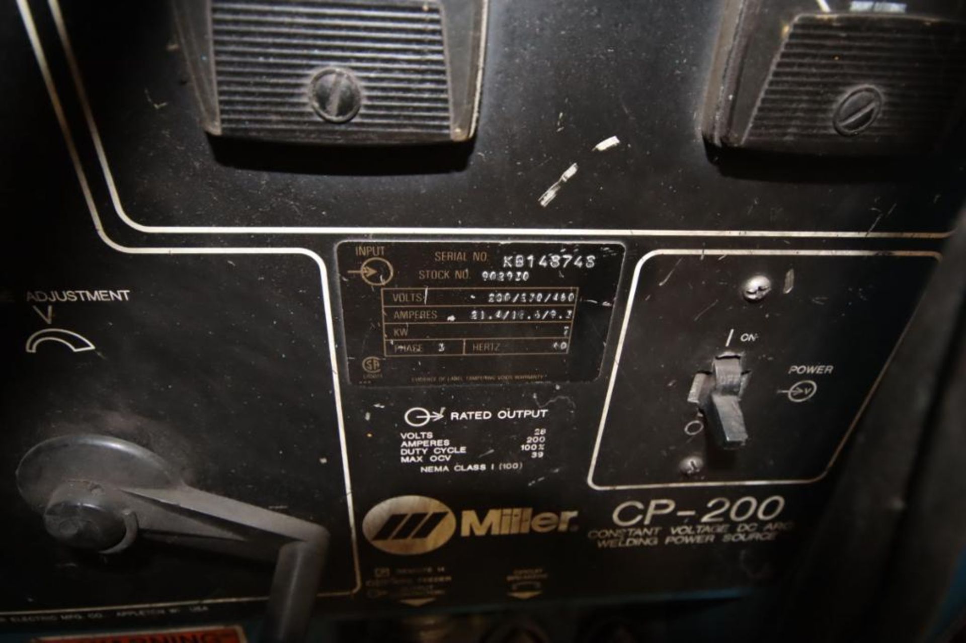 Miller Welder CP-200 with Wire Feed - Image 2 of 2