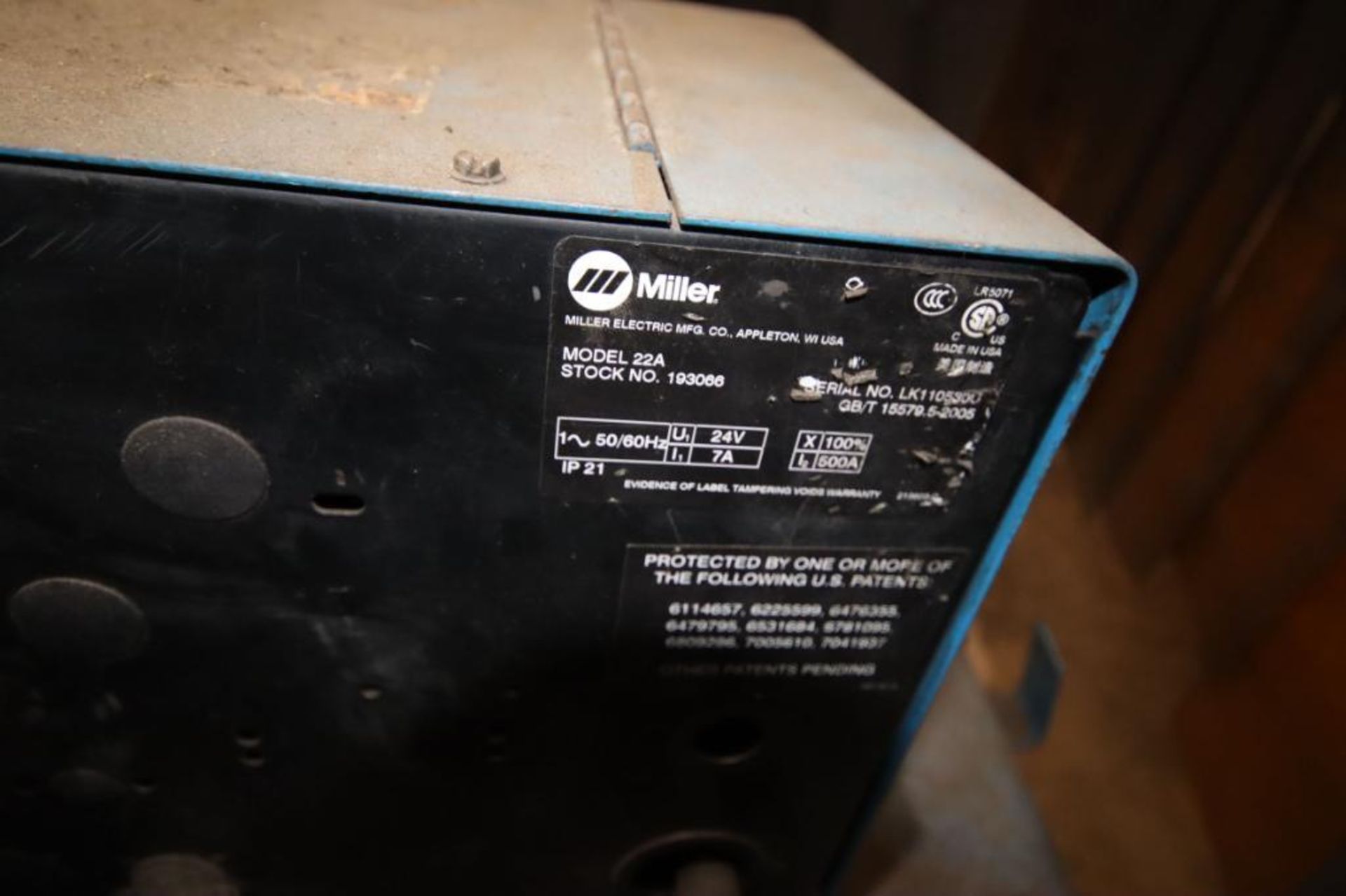 Miller Welder CP-302 with Miller 22A Wire Feed - Image 4 of 4