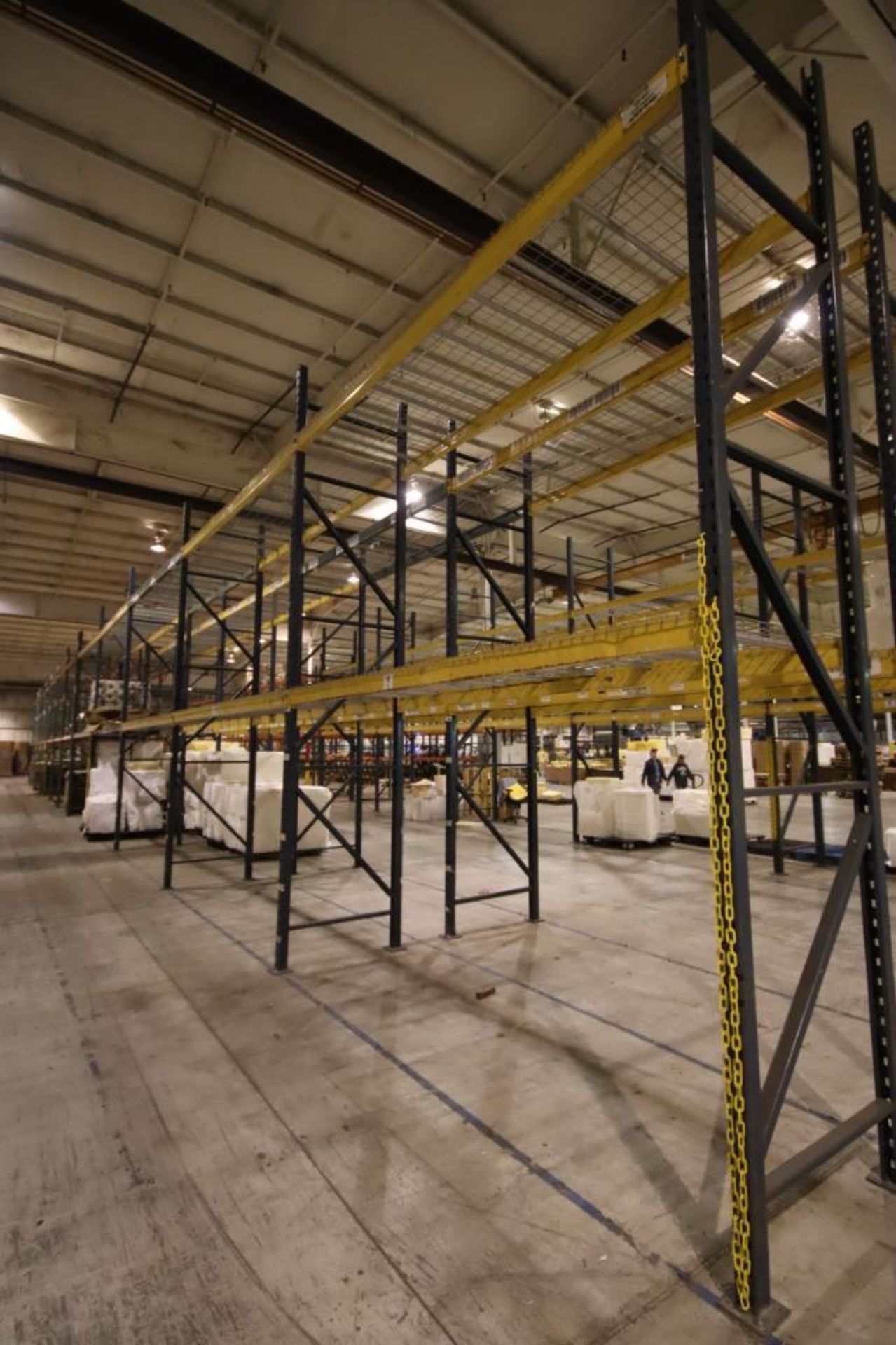 (10) Sections Pallet Rack Slot Type (12 Uprights Appx. 17'x42", 40 Cross Bars 12', 60 Pcs. Wire Deck - Image 7 of 7