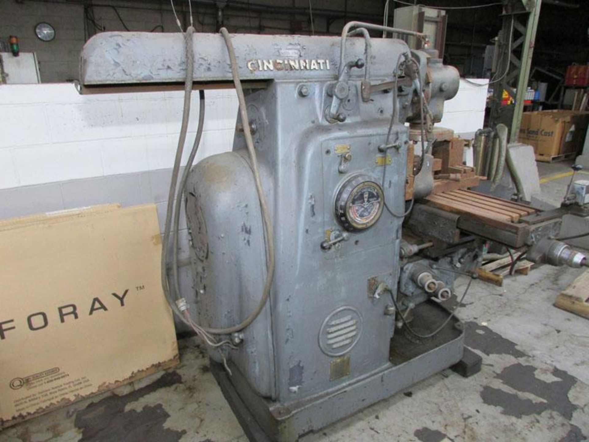 Cincinnati No. 2 Plain High Speed Dial Type Vertical Milling Machine - Image 6 of 9