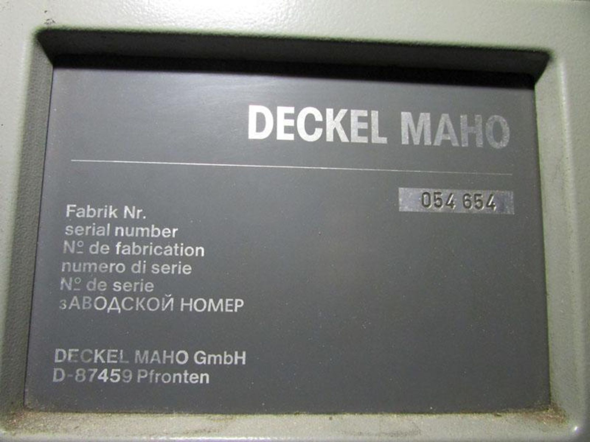 Deckel Maho DMU 50V Vertical CNC Machining Center - Image 15 of 15