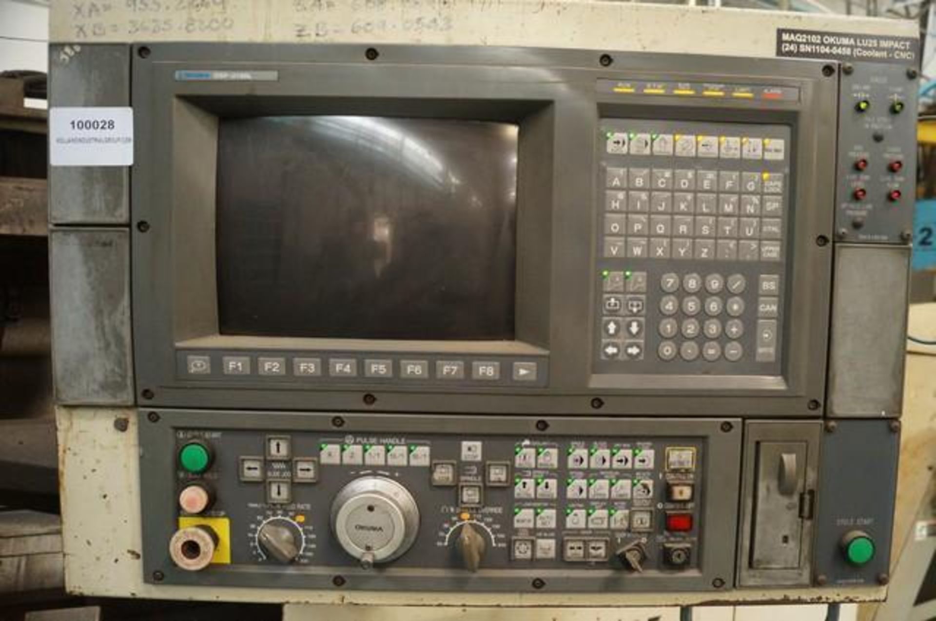 1998 OKUMA LU25 Twin Turret CNC Horizontal Turning Center - Image 4 of 12