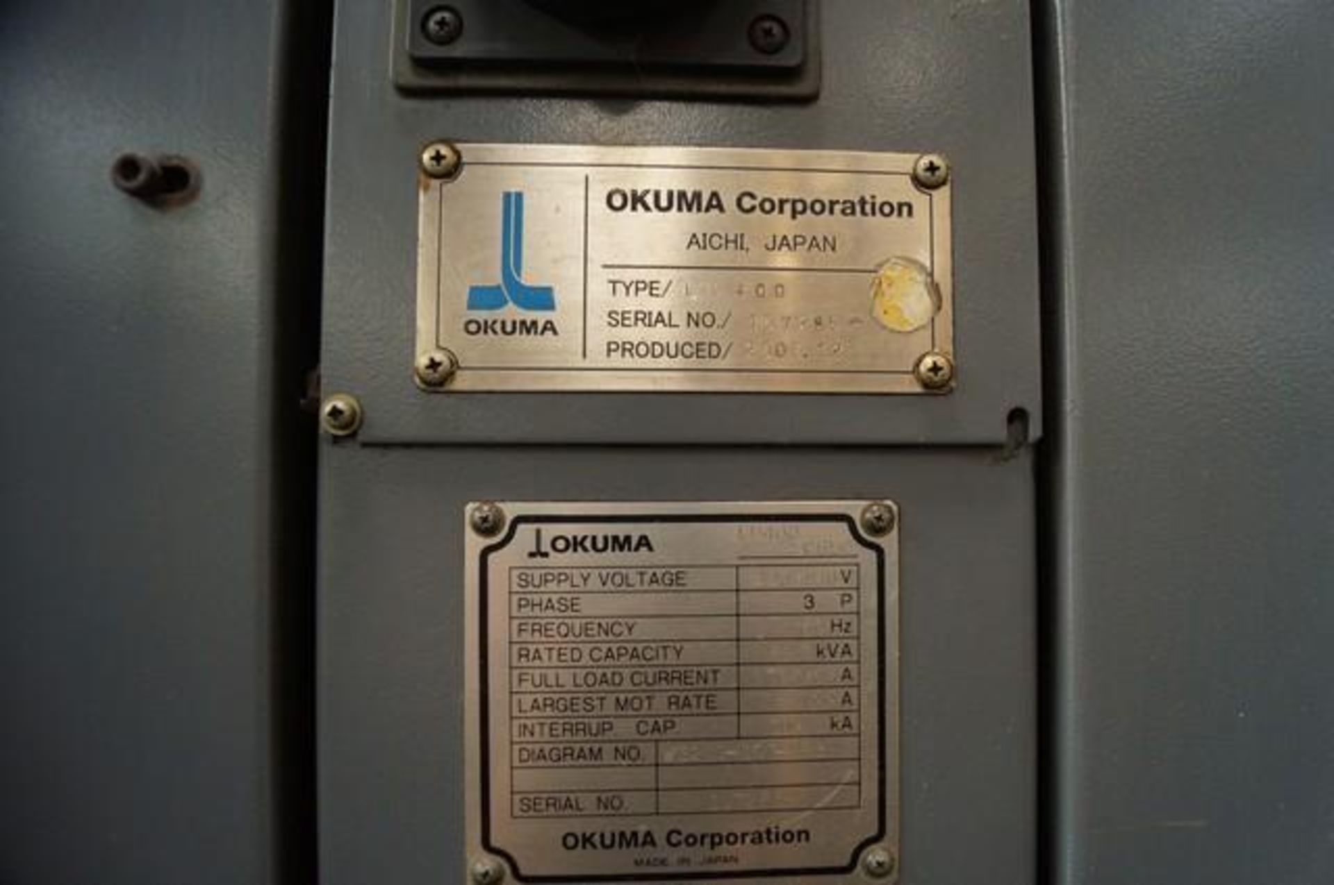 2003 OKUMA LU400 Twin Turret CNC Horizontal Turning Center - Image 13 of 14