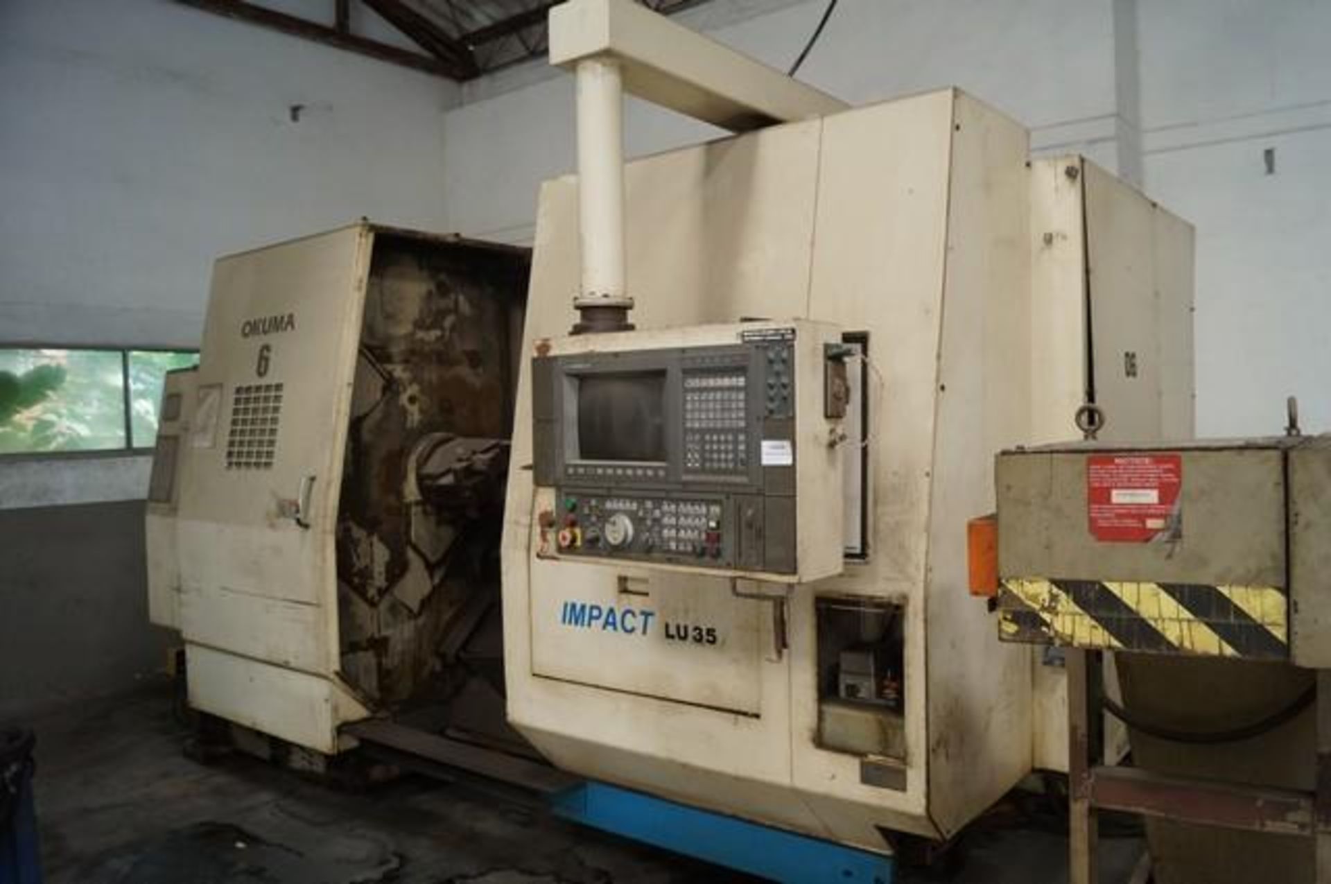 1998 OKUMA LU35 Twin Turret CNC Horizontal Turning Center - Image 2 of 9