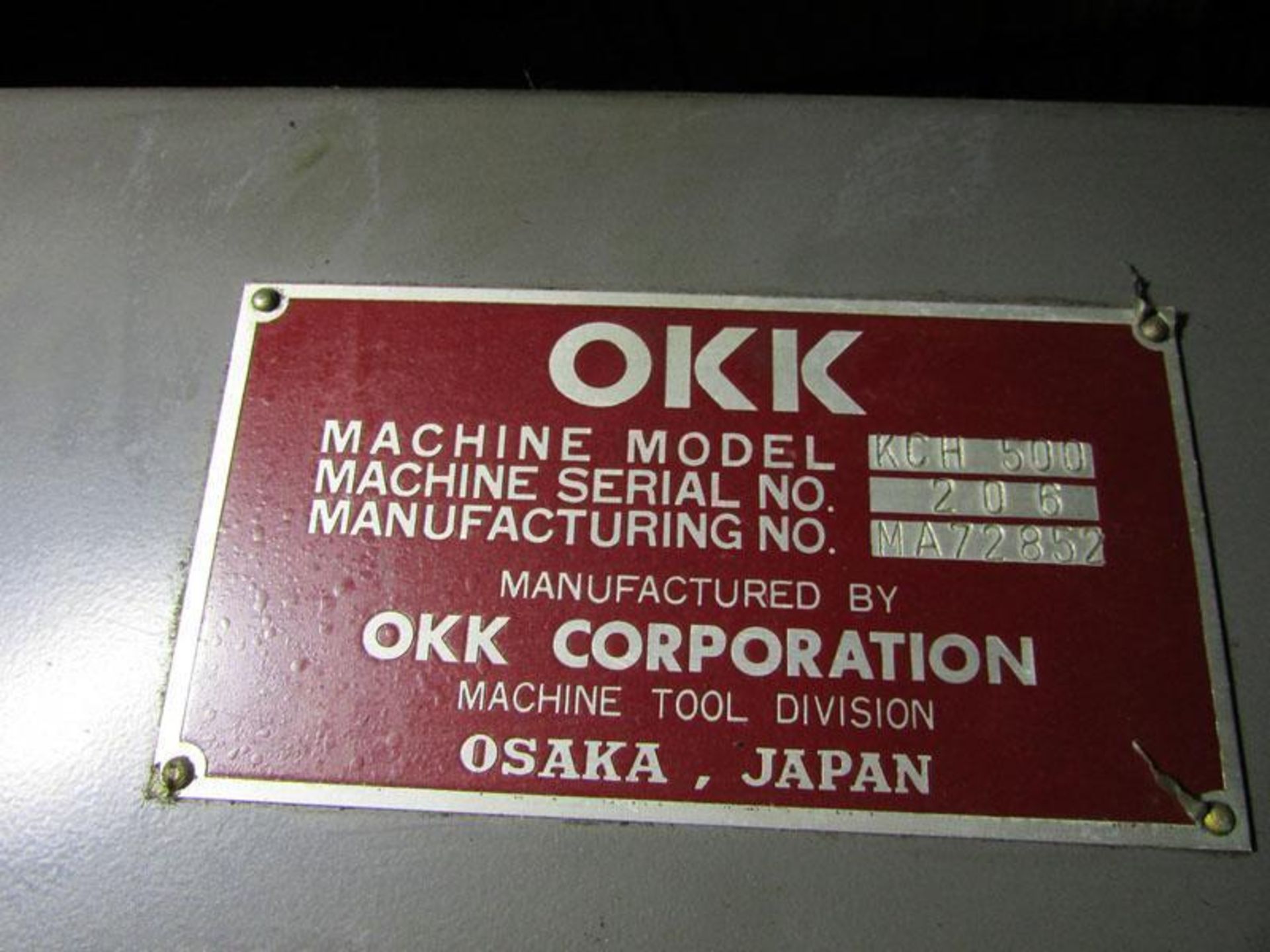 Osaka Kiko Co. HM500 4 Axis Horizontal CNC Machining Center - Image 17 of 17