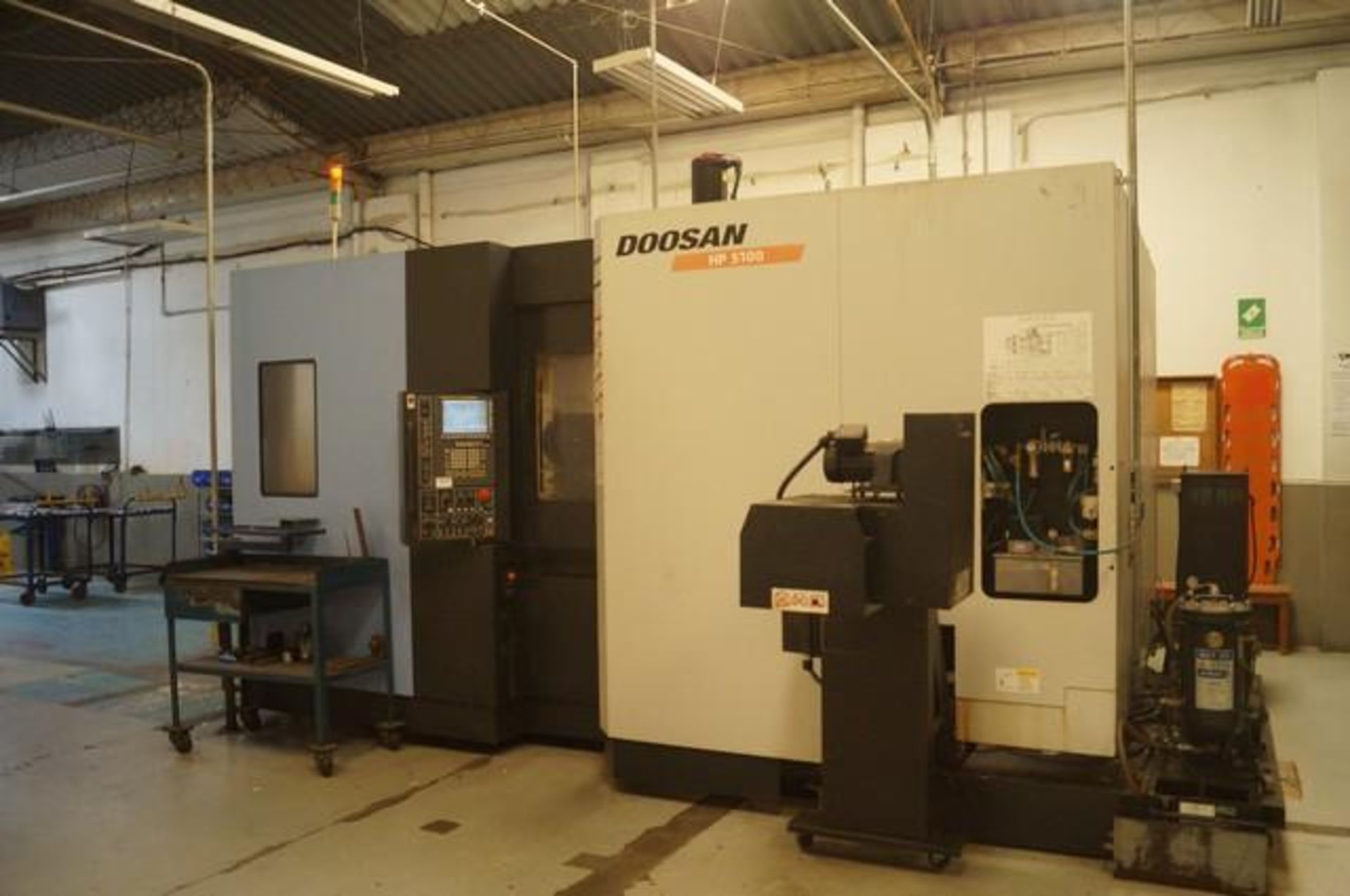 2013 DOOSAN HP 5100 4 Axis Horizontal CNC Machining Center