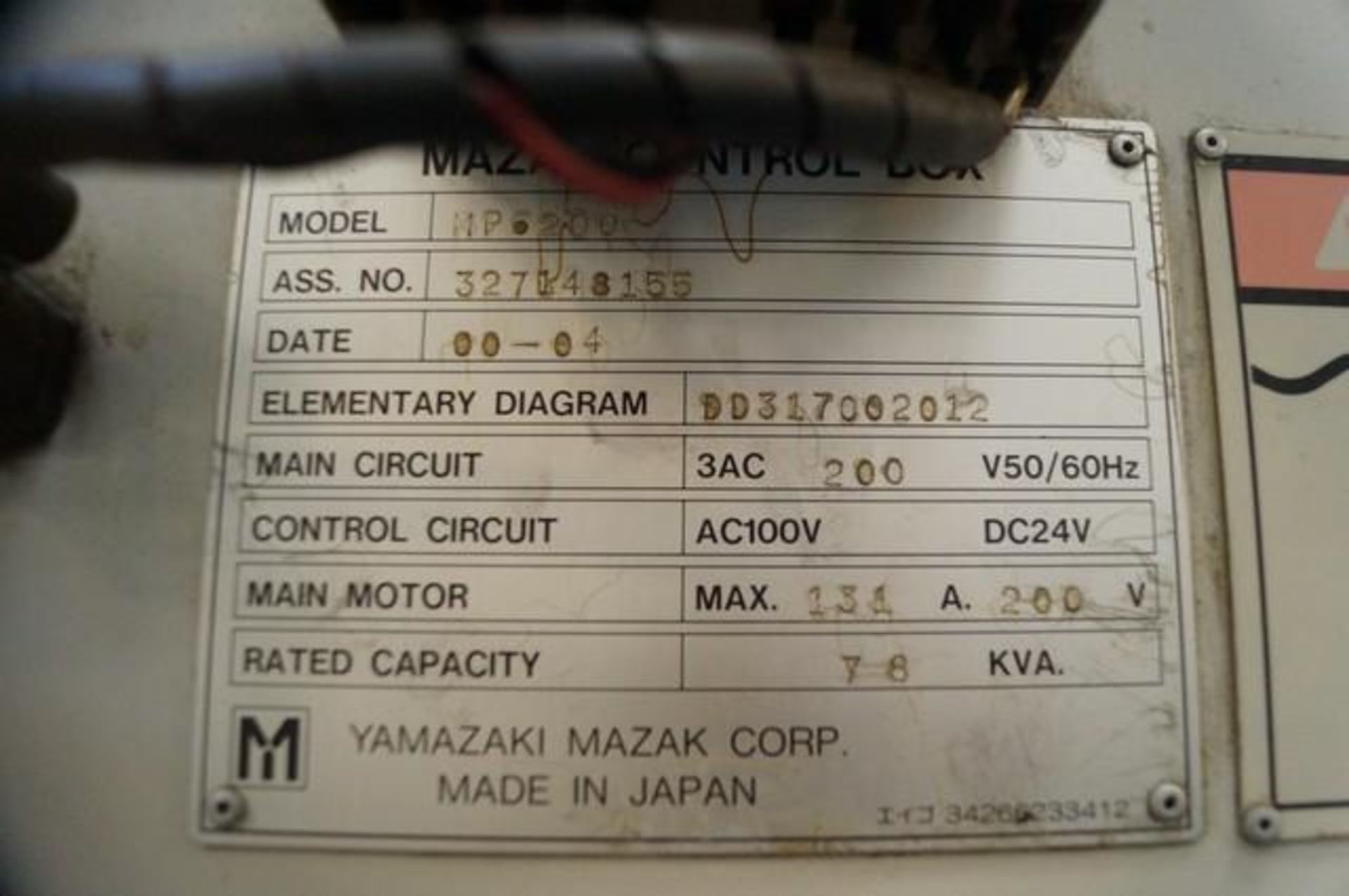 2000 MAZAK MULTIPLEX 6200 Horizontal Turning Center - Image 8 of 8