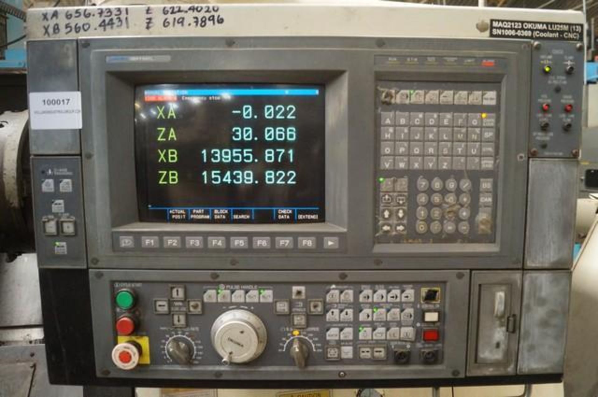 2000 OKUMA LU25M Twin Turret CNC Horizontal Turning Center - Image 5 of 6