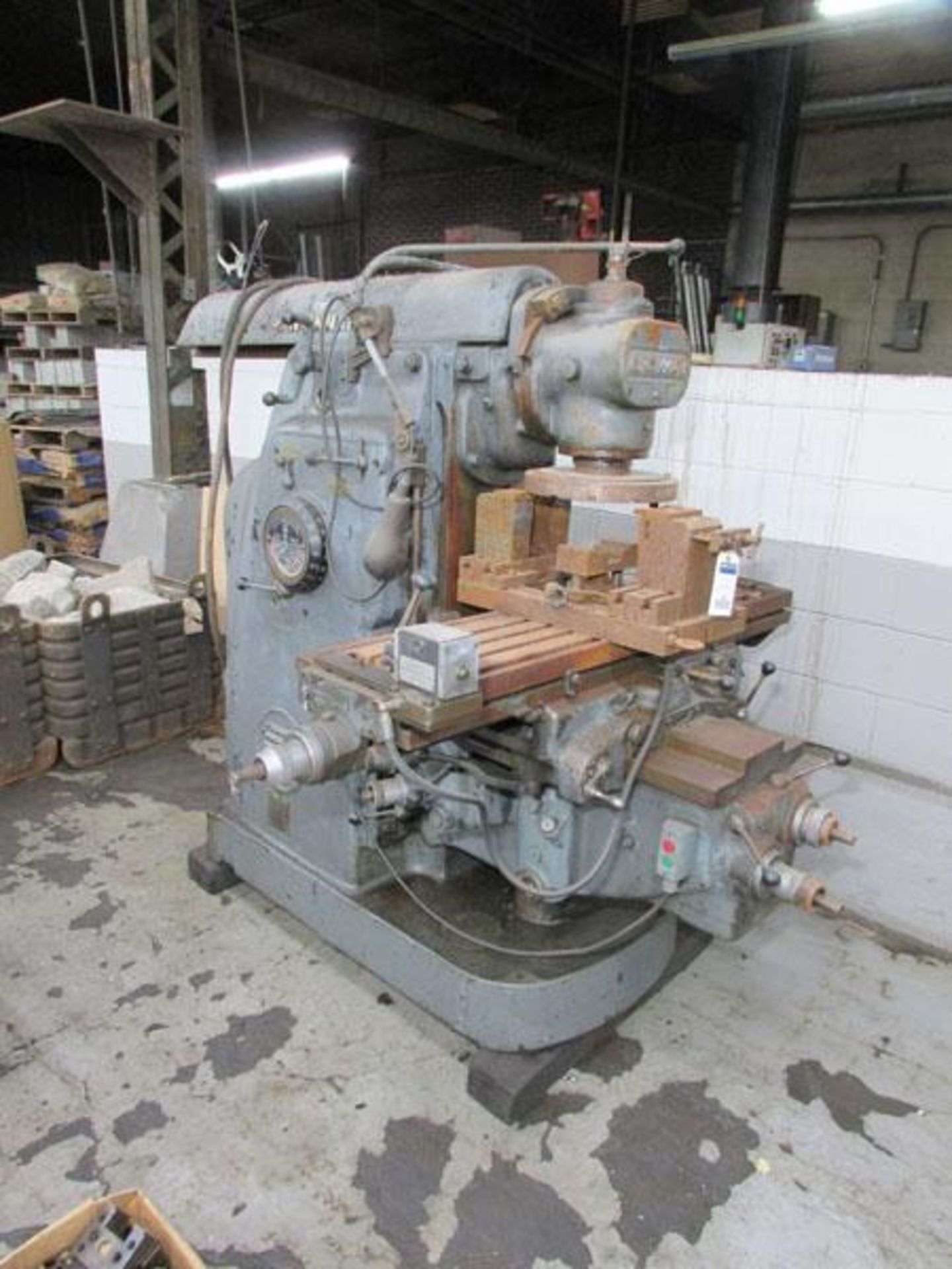 Cincinnati No. 2 Plain High Speed Dial Type Vertical Milling Machine