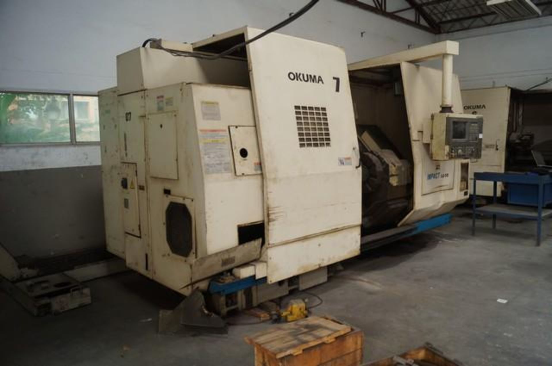 2000 OKUMA LU35 Twin Turret CNC Horizontal Turning Center - Image 2 of 13