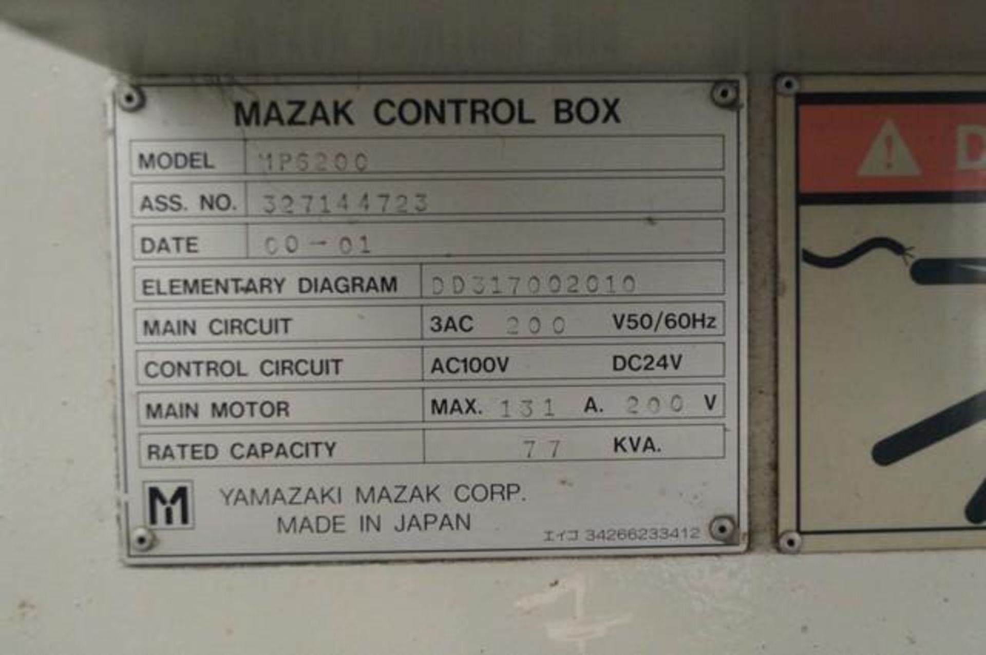 2001 MAZAK MULTIPLEX 6200 Horizontal Turning Center - Image 9 of 9