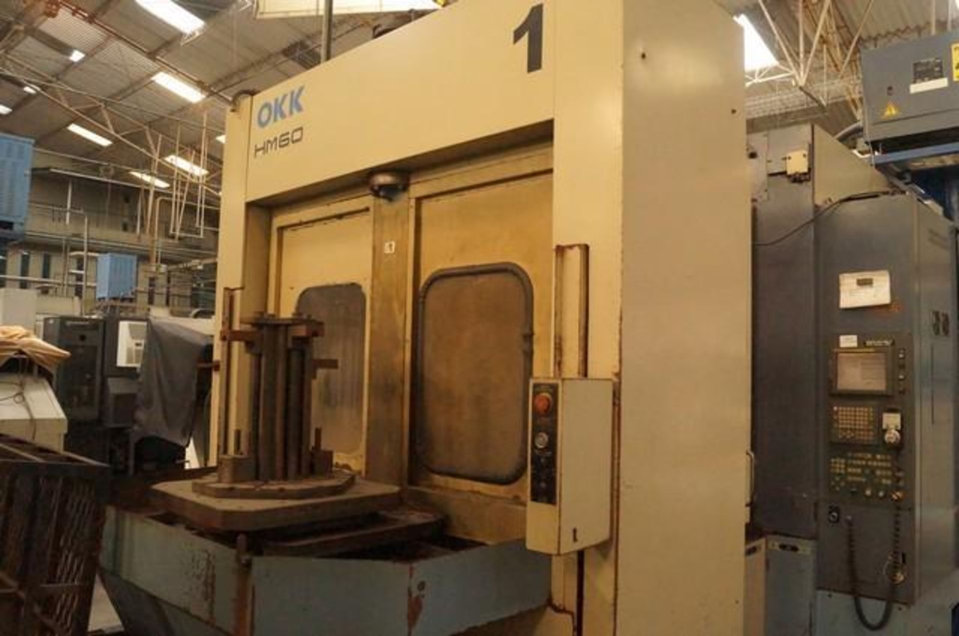 2000 OKK HM-60 4 Axis Horizontal CNC Machining Center - Image 2 of 11