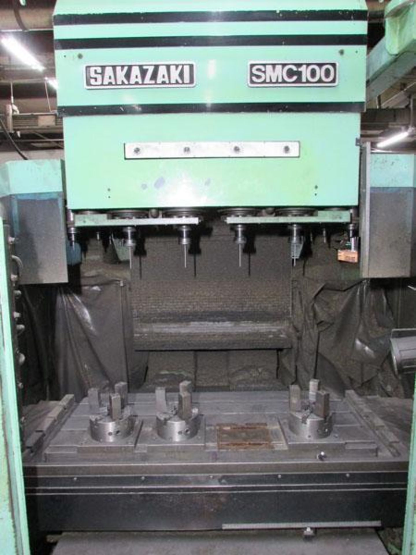 Sakazaki SMC100 Quad Spindle Vertical CNC Machining Center - Image 3 of 19