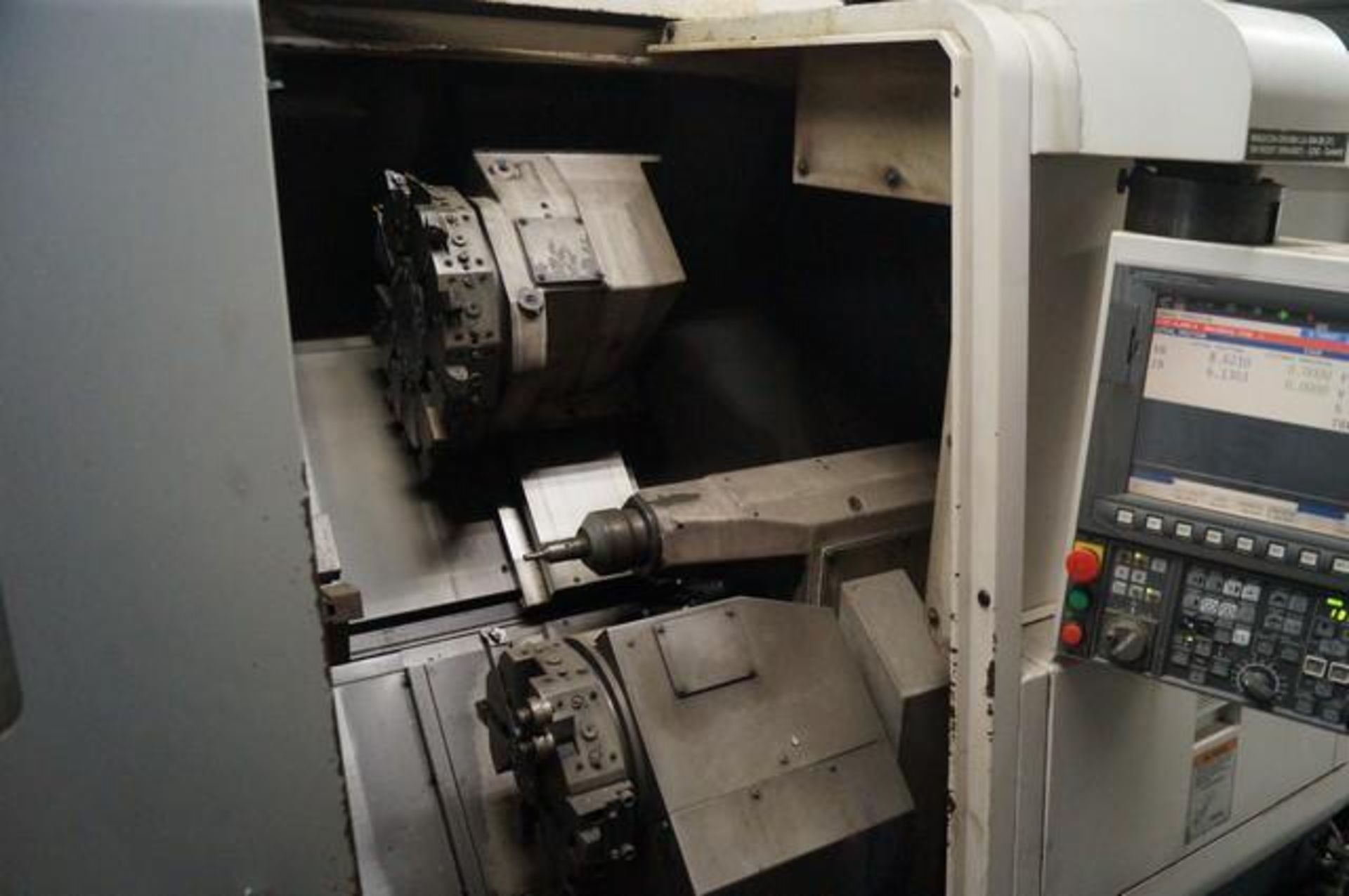 2011 OKUMA LU-300-2SC Twin Turret CNC Horizontal Turning Center - Image 4 of 6