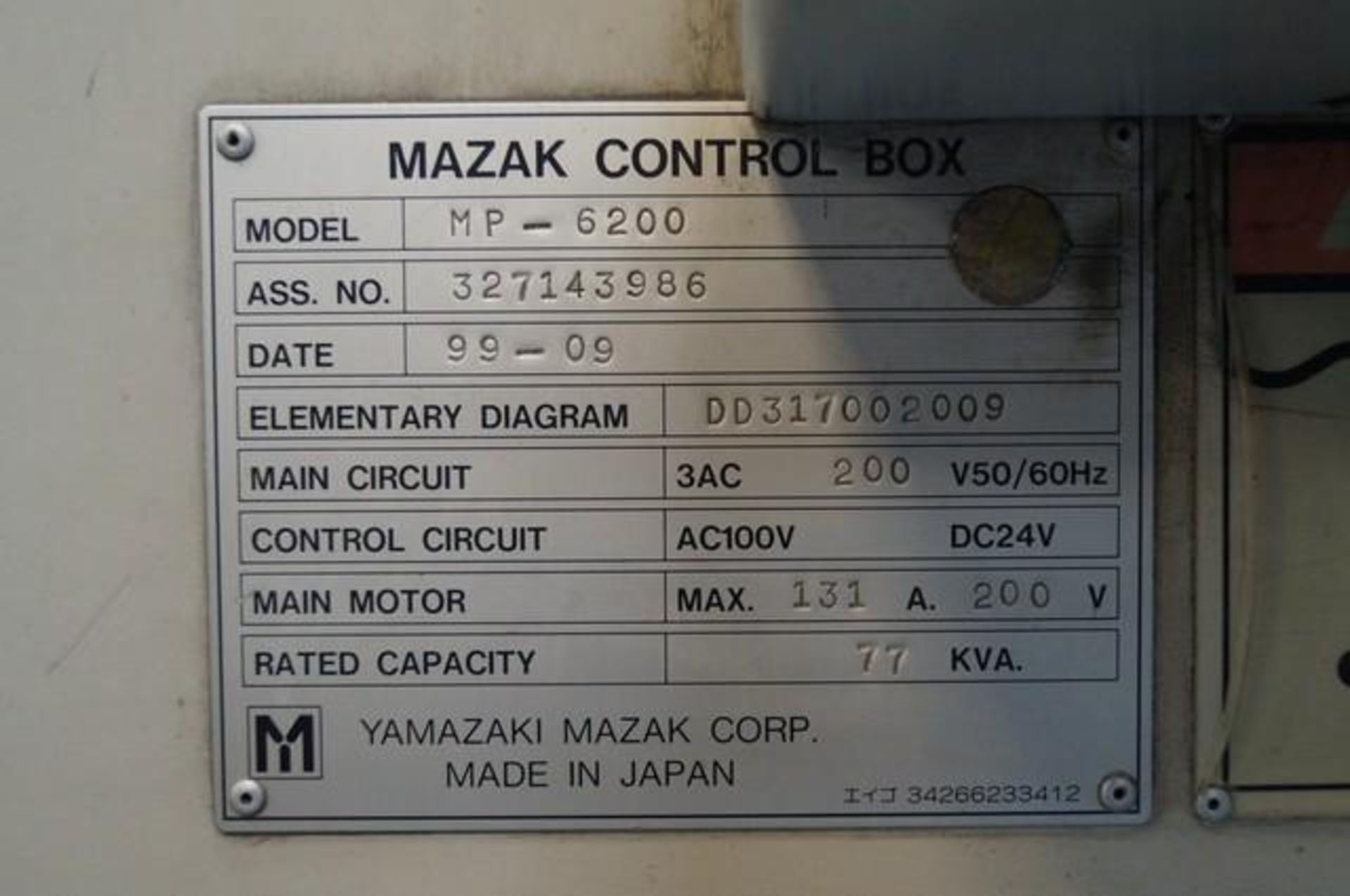 1999 MAZAK MULTIPLEX 6200 Horizontal Turning Center - Image 8 of 8