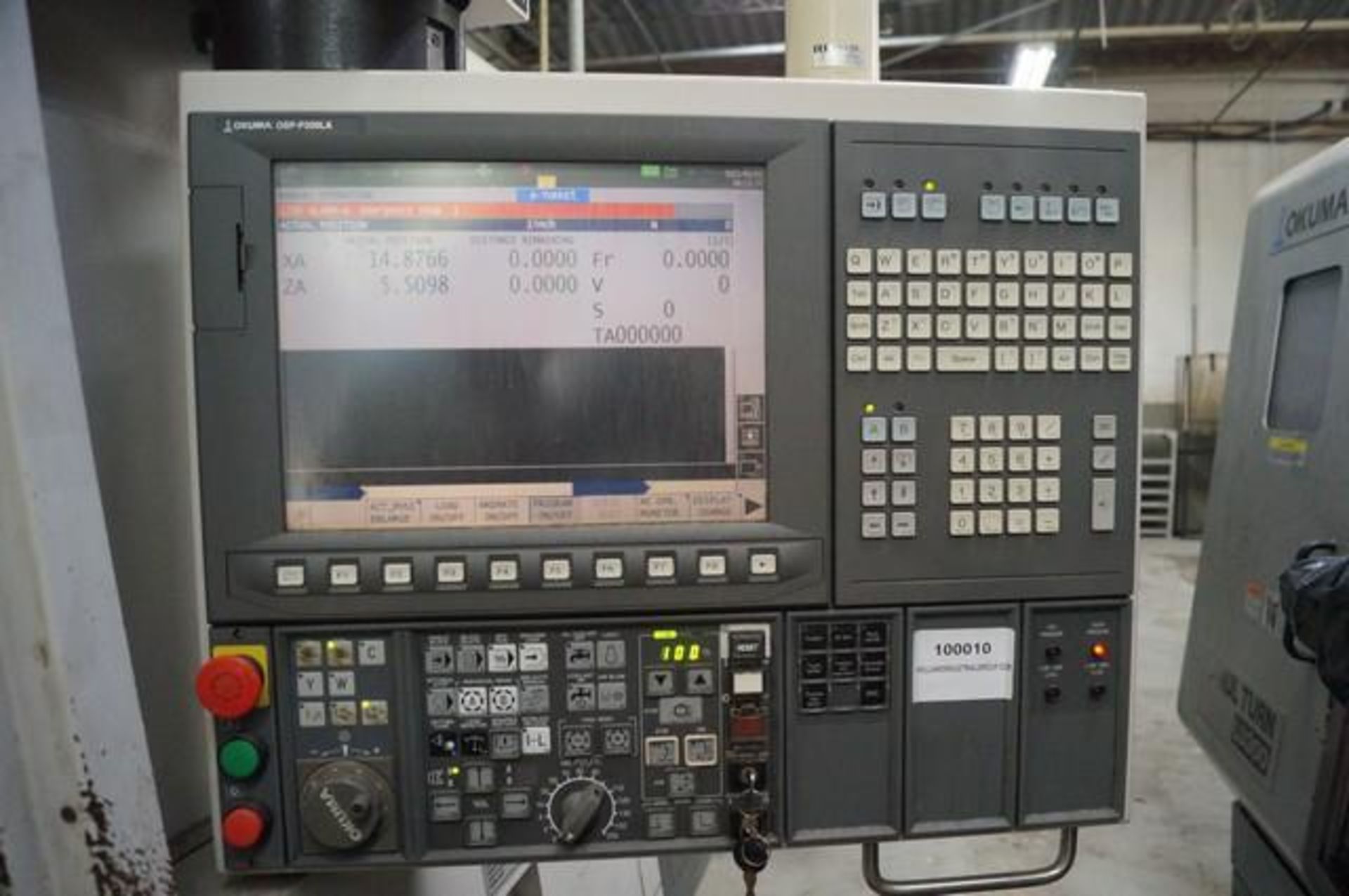 2012 OKUMA LU-300-2SC Twin Turret CNC Horizontal Turning Center - Image 5 of 7