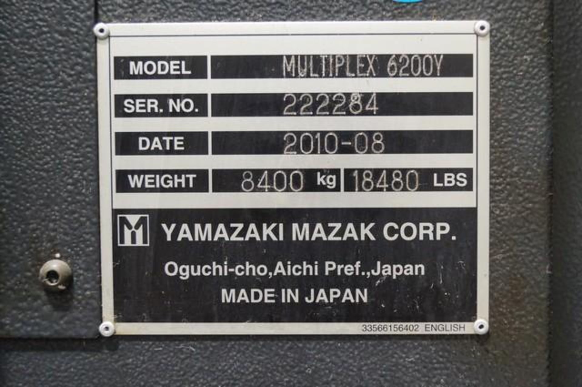 2010 MAZAK MULTIPLEX 6200Y Horizontal Turning Center - Image 10 of 10