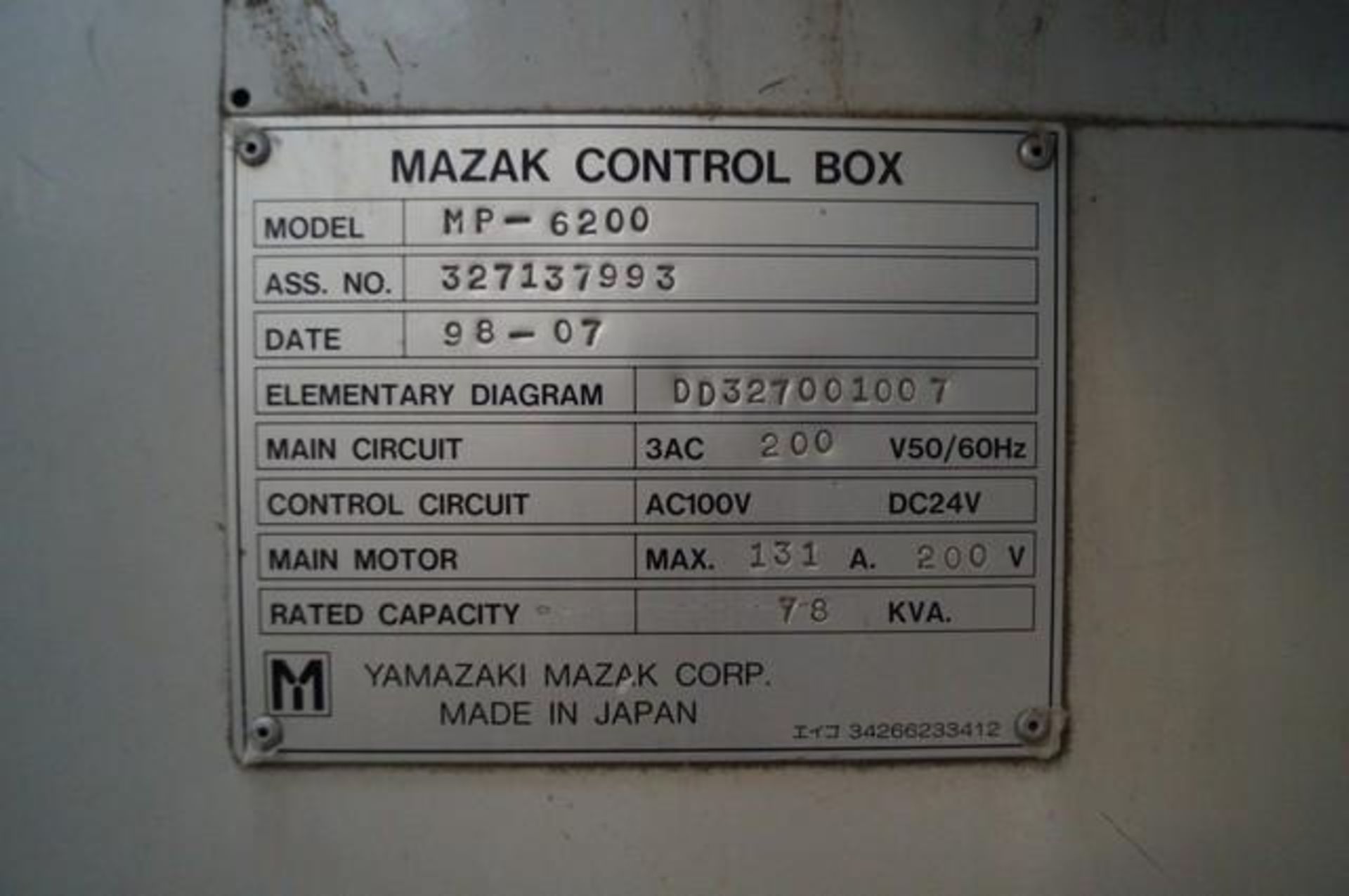 MAZAK MULTIPLEX 6200 Horizontal Turning Center - Image 7 of 7