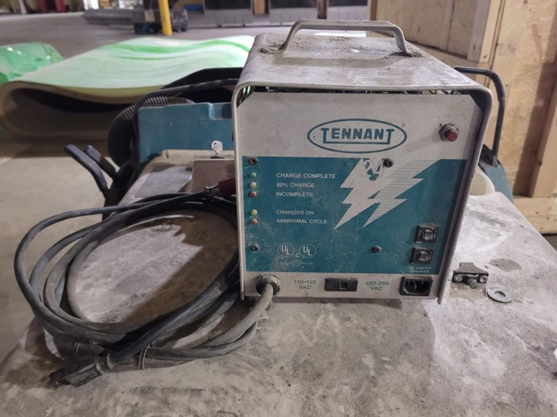 Tennant Model 3640 Electric Walk-Behind Floor Sweeper: 238 Running Hours, with Tennant 24V Battery C - Image 3 of 3