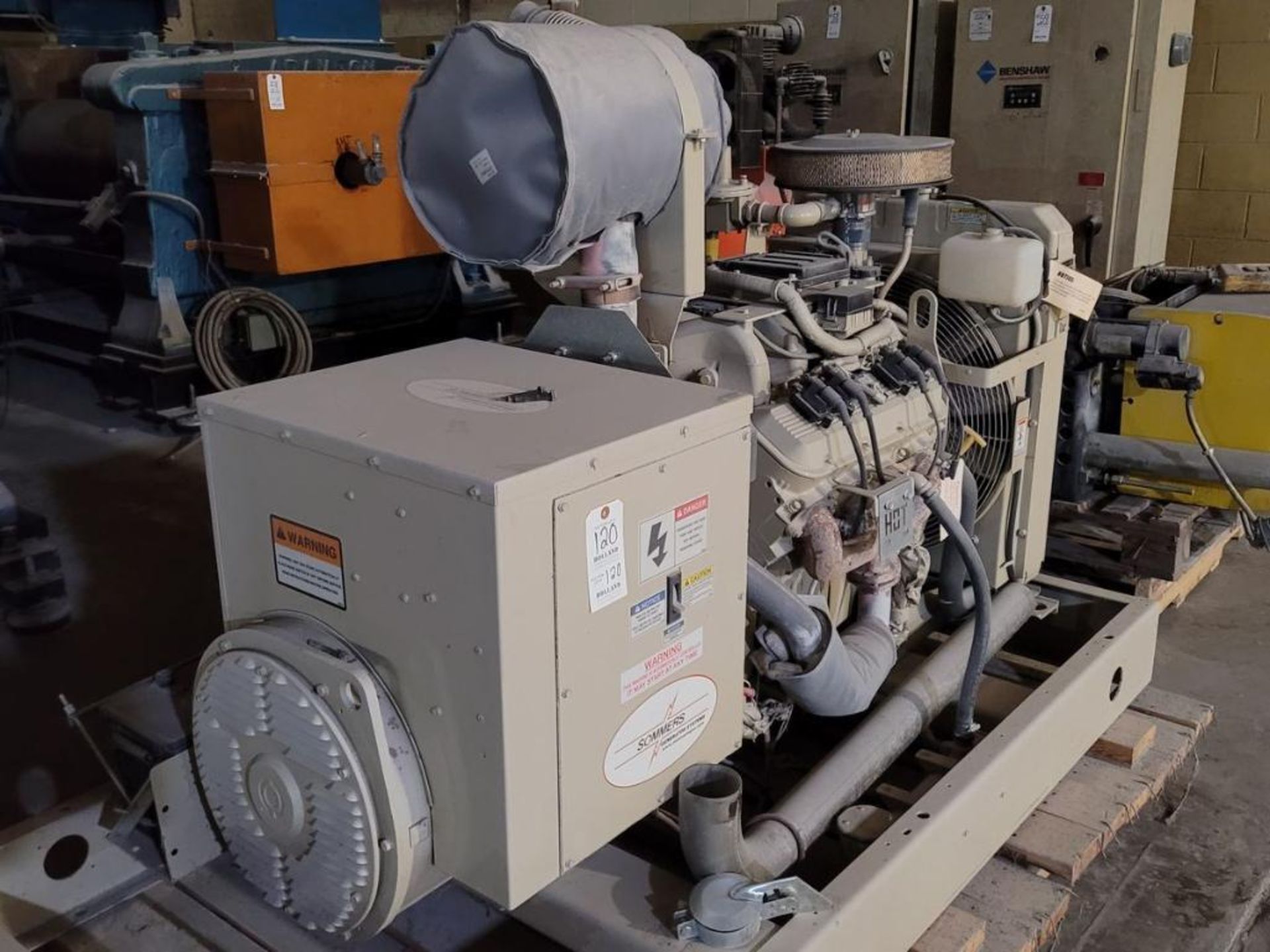 Sommers 80 Kw Diesel Powered Electric Generator: 1800 RPM, 100 KVA, 347/600V, KDGC-500 Controller, W - Image 3 of 7