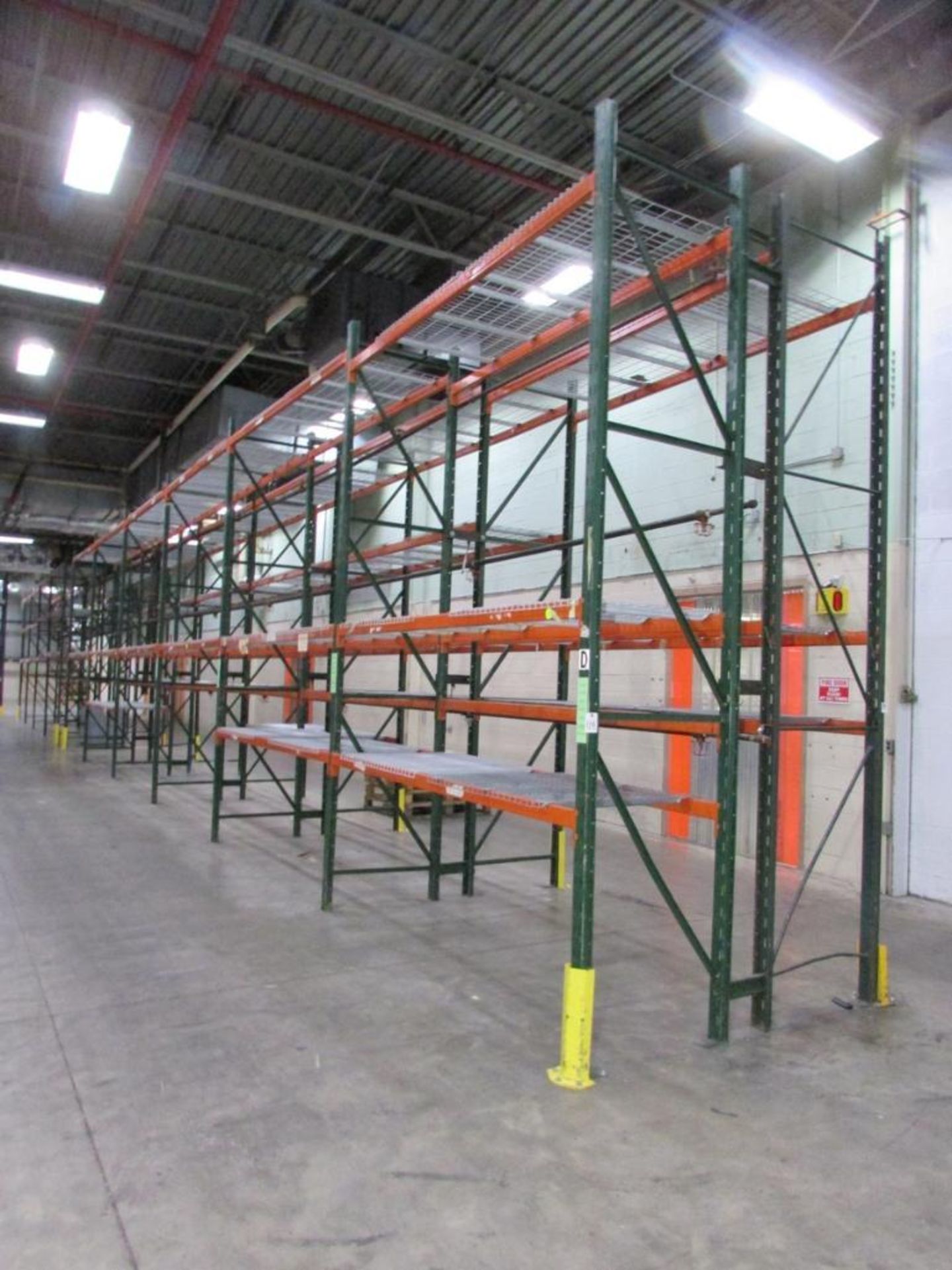 (20) Sections of Adjustable Pallet Racking