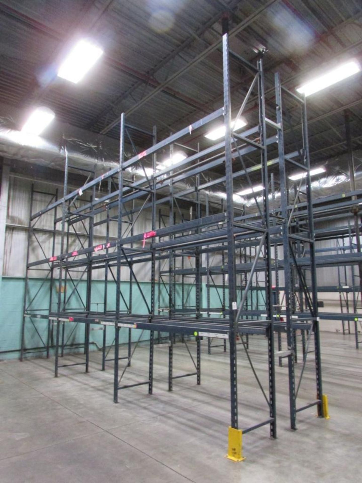 (6) Sections of Adjustable Pallet Racking