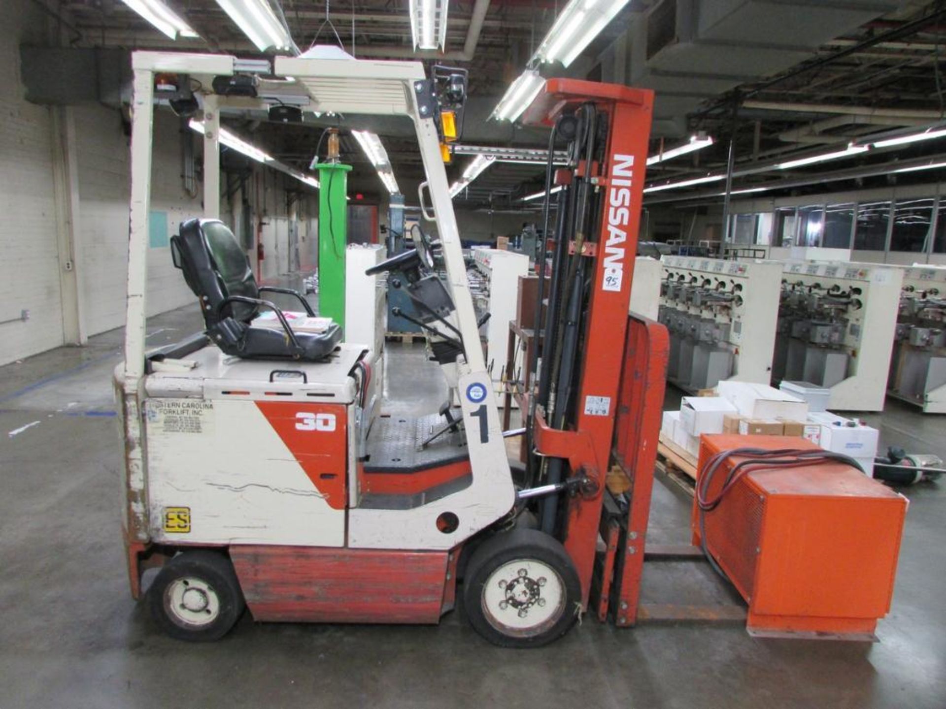 Nissan CUM01L15SN 2325 Lb. Capacity 36V Electric Fork Truck - Image 3 of 15